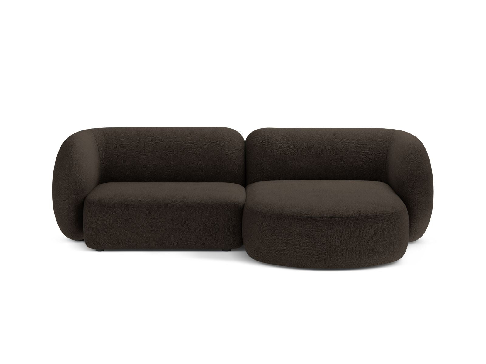 2-Sitzer Modular Rechter Ecksofa Kate in Brown-Baloo präsentiert im Onlineshop von KAQTU Design AG. Ecksofa rechts ist von Micadoni