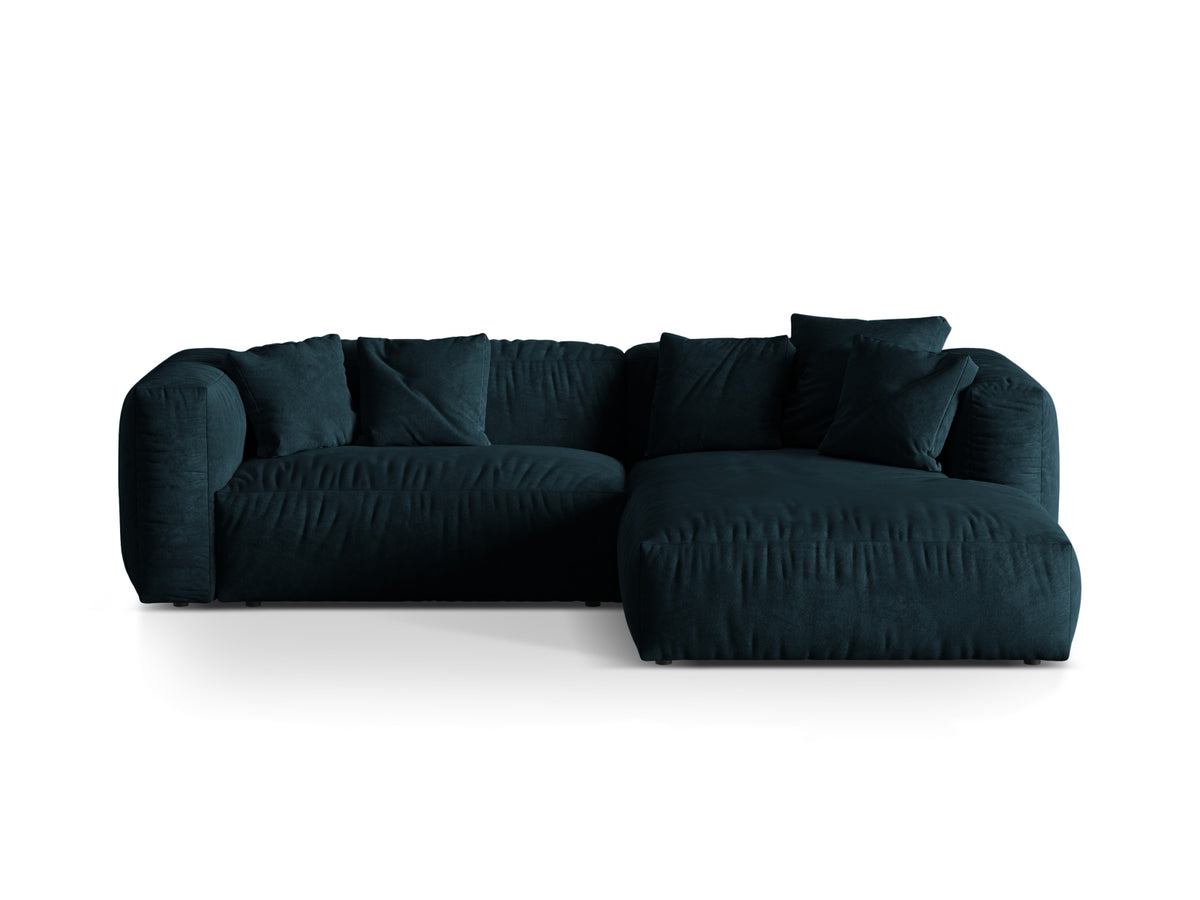 Martina Modulares Ecksofa rechts 2 Sitzer in Deep Petrol-Vogue präsentiert im Onlineshop von KAQTU Design AG. L-Sofa rechts ist von Micadoni