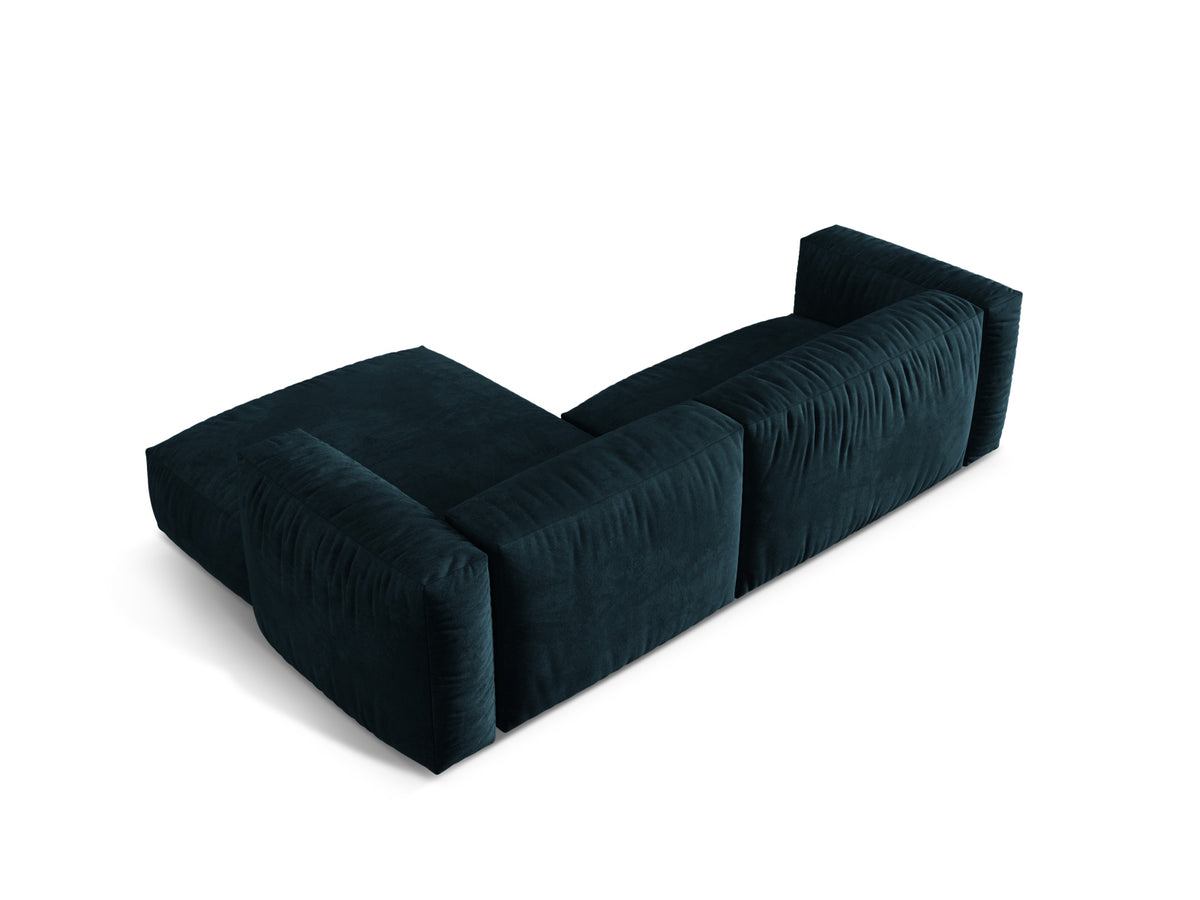 Martina Modulares Ecksofa rechts 2 Sitzer in Deep Petrol-Vogue präsentiert im Onlineshop von KAQTU Design AG. L-Sofa rechts ist von Micadoni