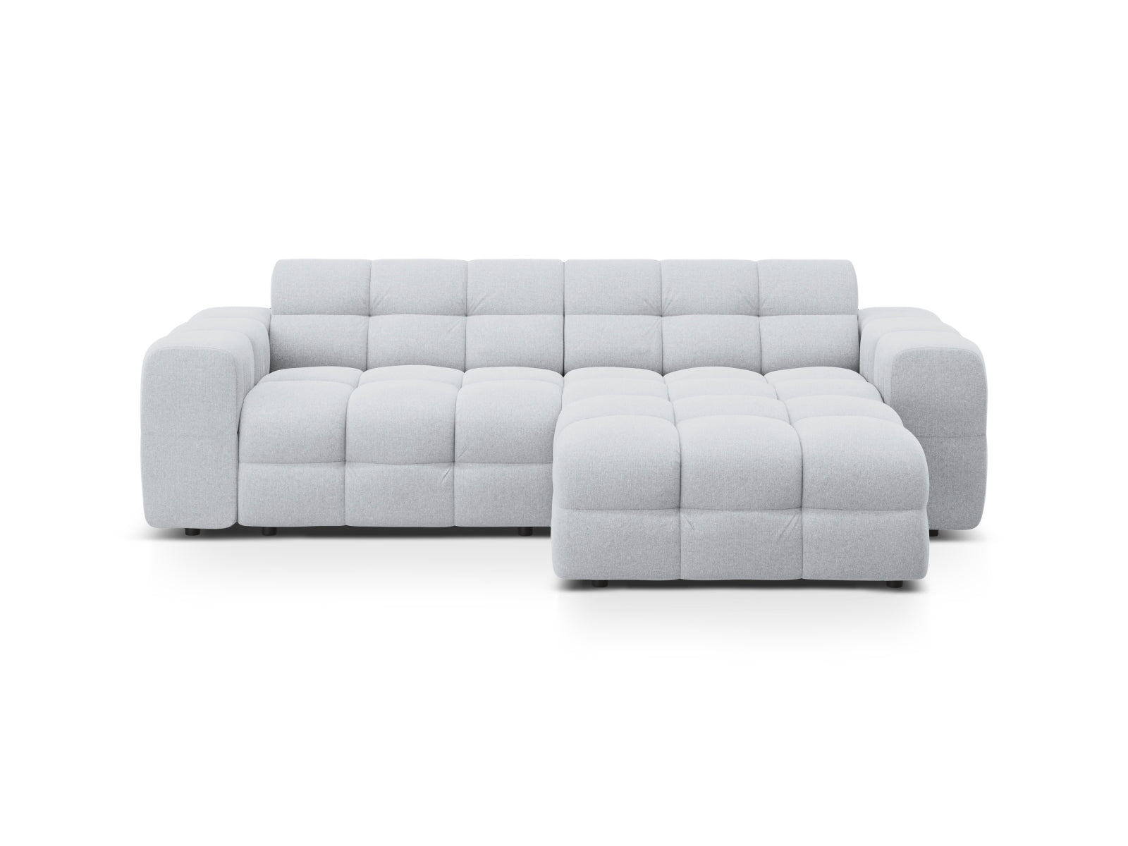 Kendal Ecksofa rechts 4 Sitzer in Light Grey-Ottawa präsentiert im Onlineshop von KAQTU Design AG. L-Sofa rechts ist von Micadoni