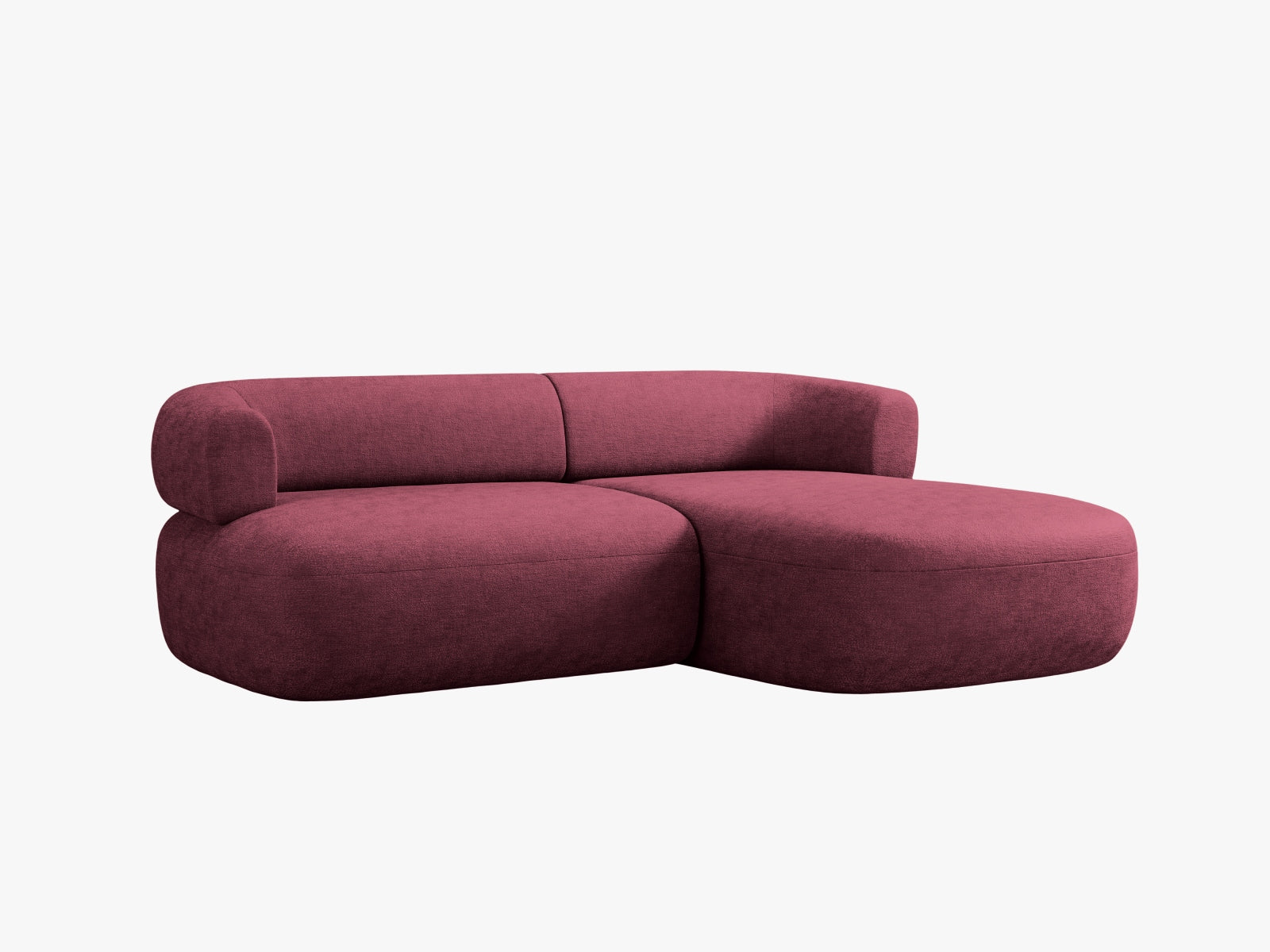 Jenny Ecksofa rechts 5 Sitzer in Cherrywood präsentiert im Onlineshop von KAQTU Design AG. Ecksofa rechts ist von Micadoni