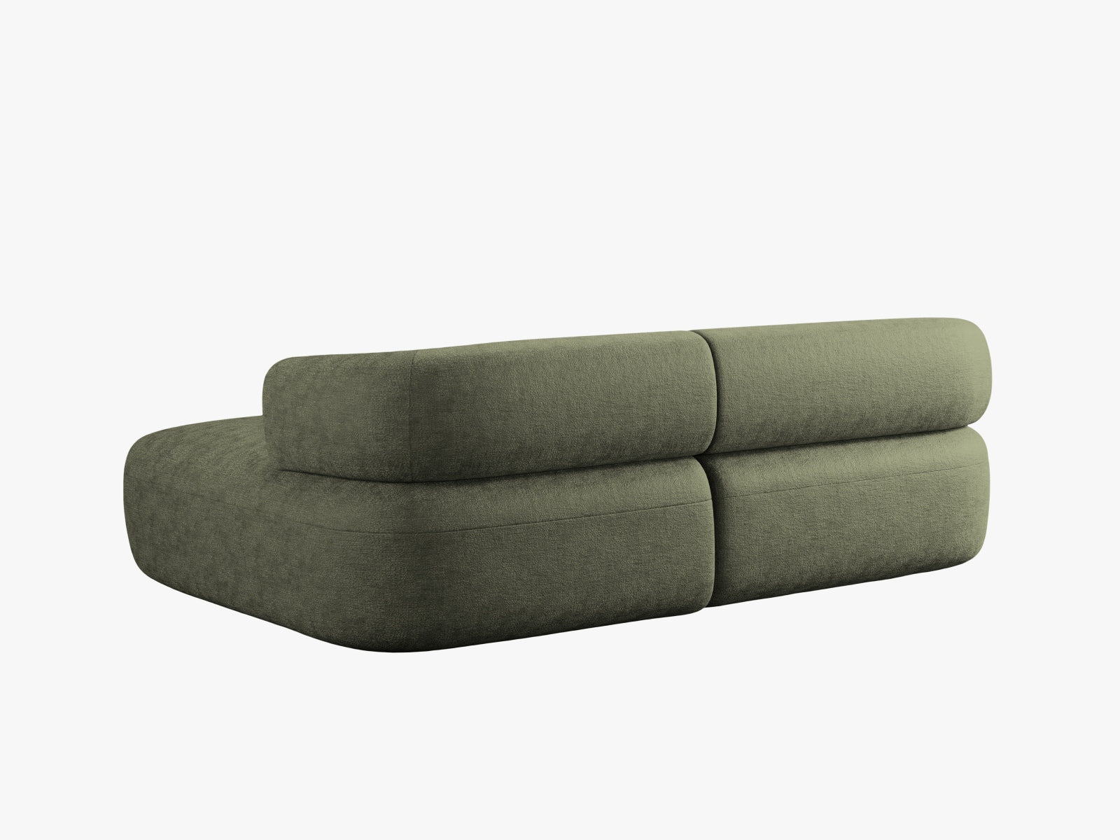 Jenny Ecksofa rechts 5 Sitzer in Green präsentiert im Onlineshop von KAQTU Design AG. Ecksofa rechts ist von Micadoni