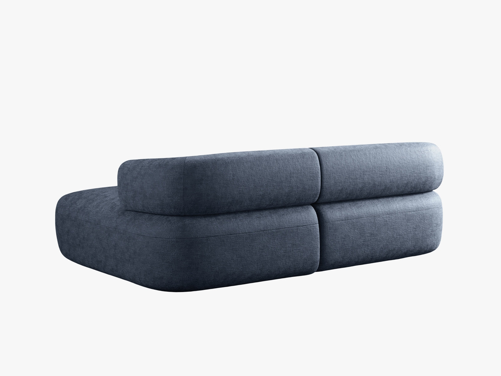 Jenny Ecksofa rechts 5 Sitzer in Dark Blue präsentiert im Onlineshop von KAQTU Design AG. Ecksofa rechts ist von Micadoni
