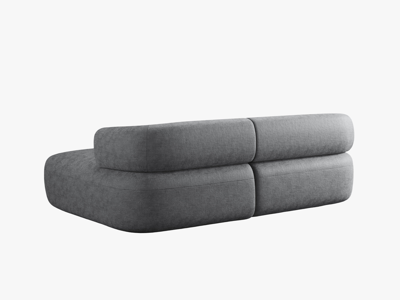 Jenny Ecksofa rechts 5 Sitzer in Dark Grey präsentiert im Onlineshop von KAQTU Design AG. Ecksofa rechts ist von Micadoni
