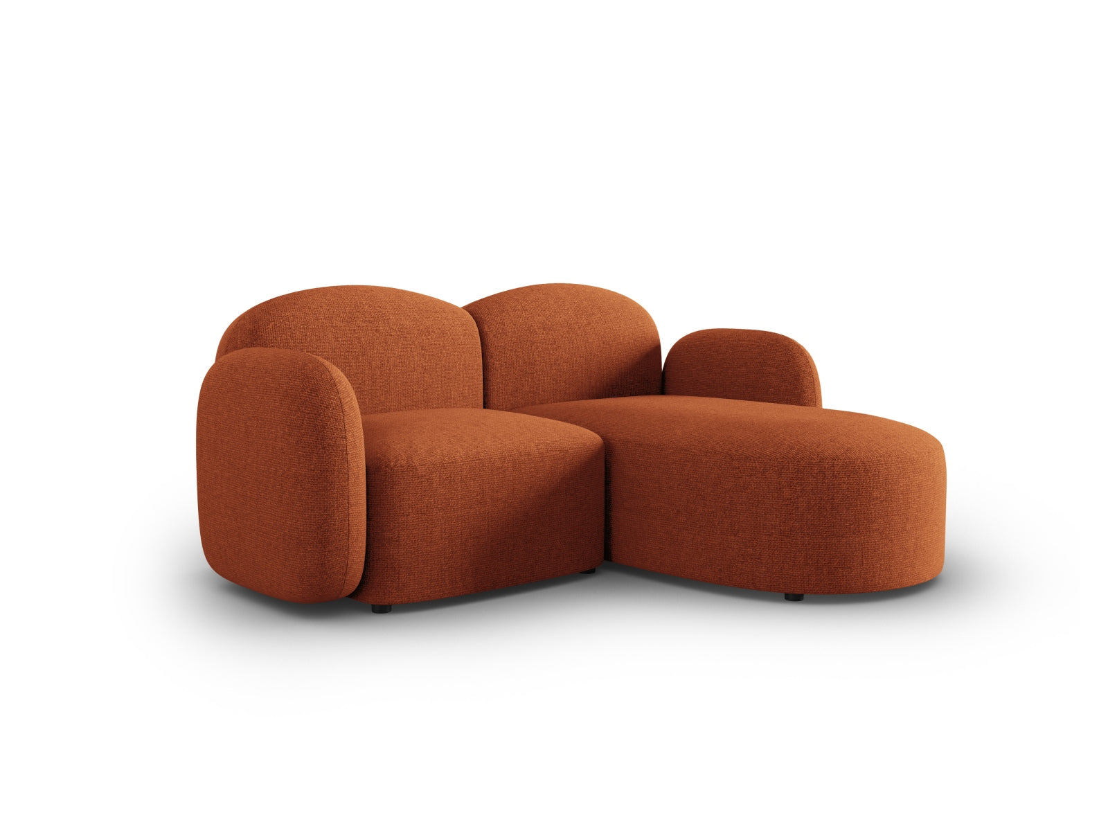 Blair Ecksofa rechts 3 Sitzer in Terracotta Melange präsentiert im Onlineshop von KAQTU Design AG. Ecksofa rechts ist von Micadoni