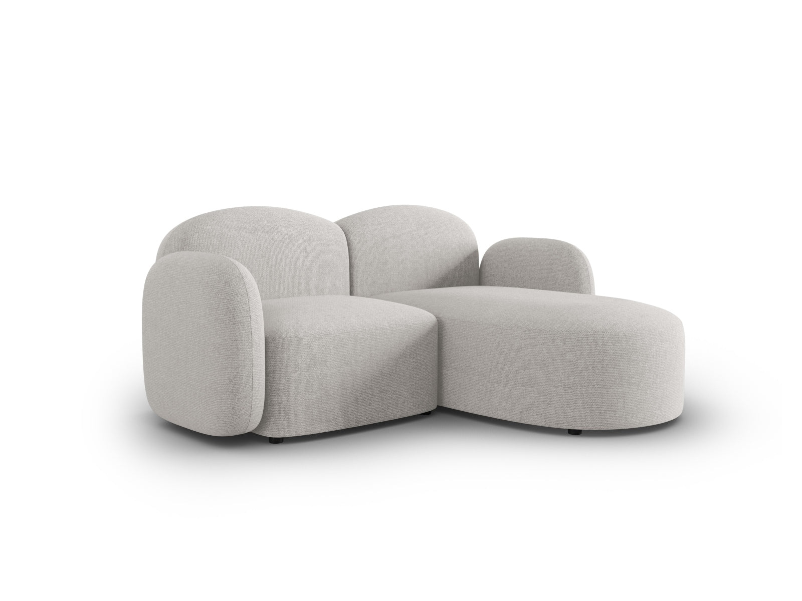 Blair Ecksofa rechts 3 Sitzer in Silver Melange präsentiert im Onlineshop von KAQTU Design AG. Ecksofa rechts ist von Micadoni