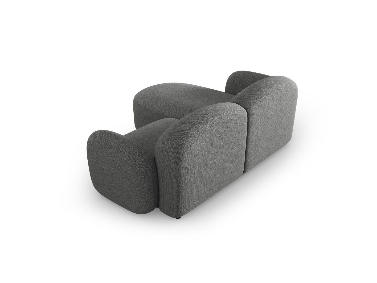 Blair Ecksofa rechts 3 Sitzer in Dark Grey Melange präsentiert im Onlineshop von KAQTU Design AG. Ecksofa rechts ist von Micadoni