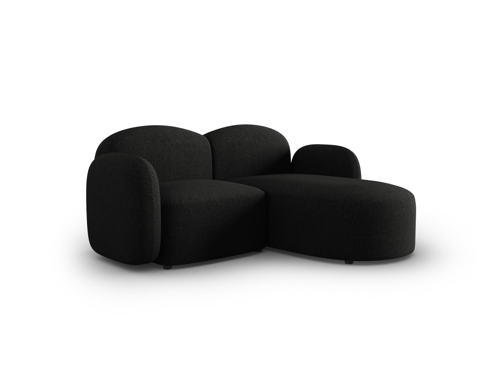 Blair Ecksofa rechts 3 Sitzer in Black Melange präsentiert im Onlineshop von KAQTU Design AG. Ecksofa rechts ist von Micadoni