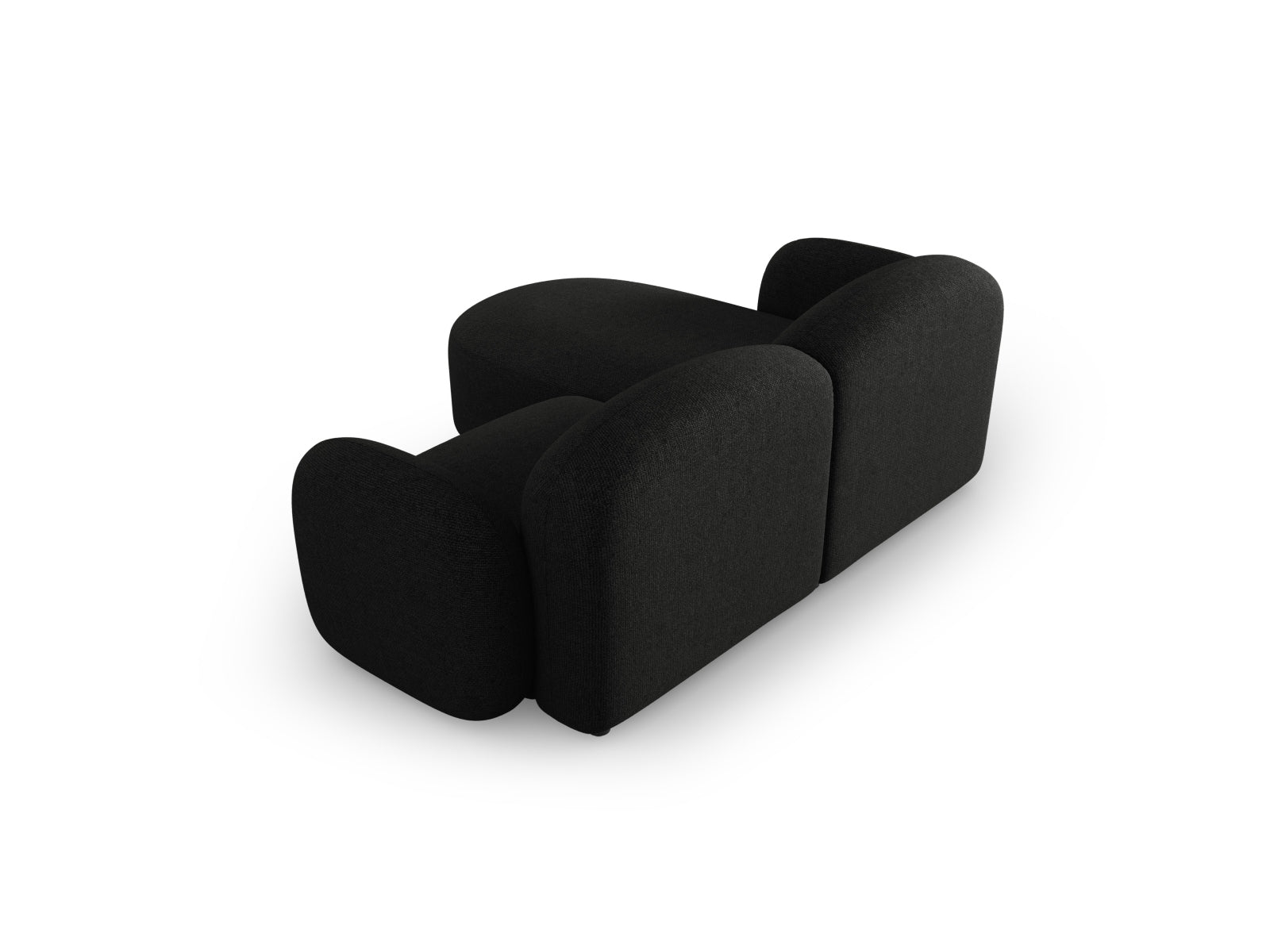Blair Ecksofa rechts 3 Sitzer in Black Melange präsentiert im Onlineshop von KAQTU Design AG. Ecksofa rechts ist von Micadoni