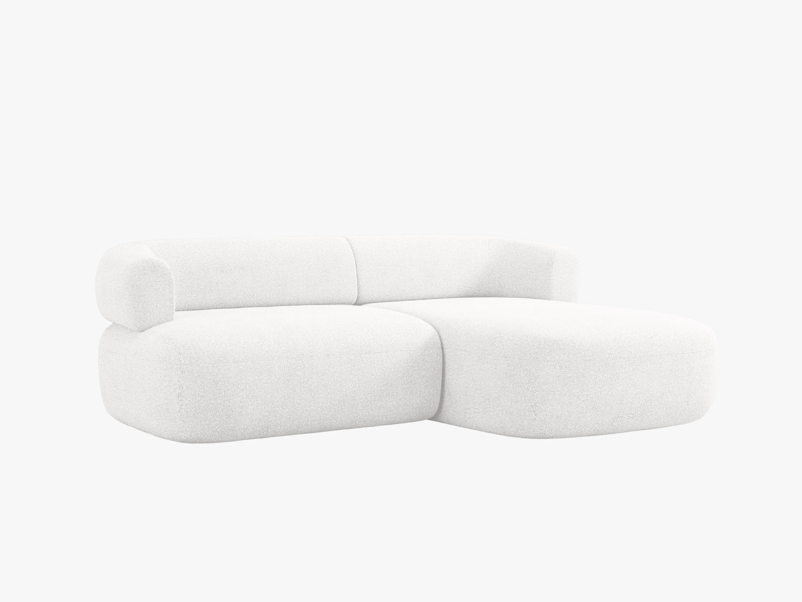 Jenny Ecksofa rechts 5 Sitzer in Ivory präsentiert im Onlineshop von KAQTU Design AG. Ecksofa rechts ist von Micadoni