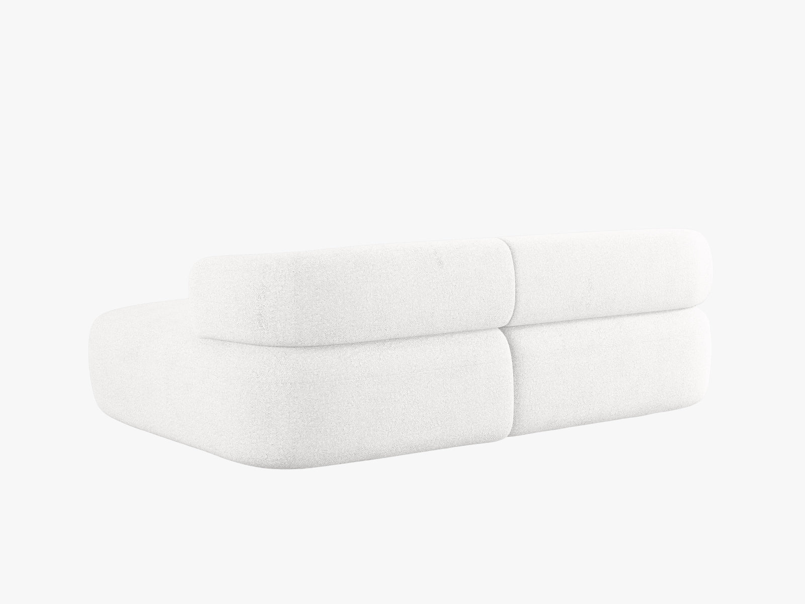 Jenny Ecksofa rechts 5 Sitzer in Ivory präsentiert im Onlineshop von KAQTU Design AG. Ecksofa rechts ist von Micadoni