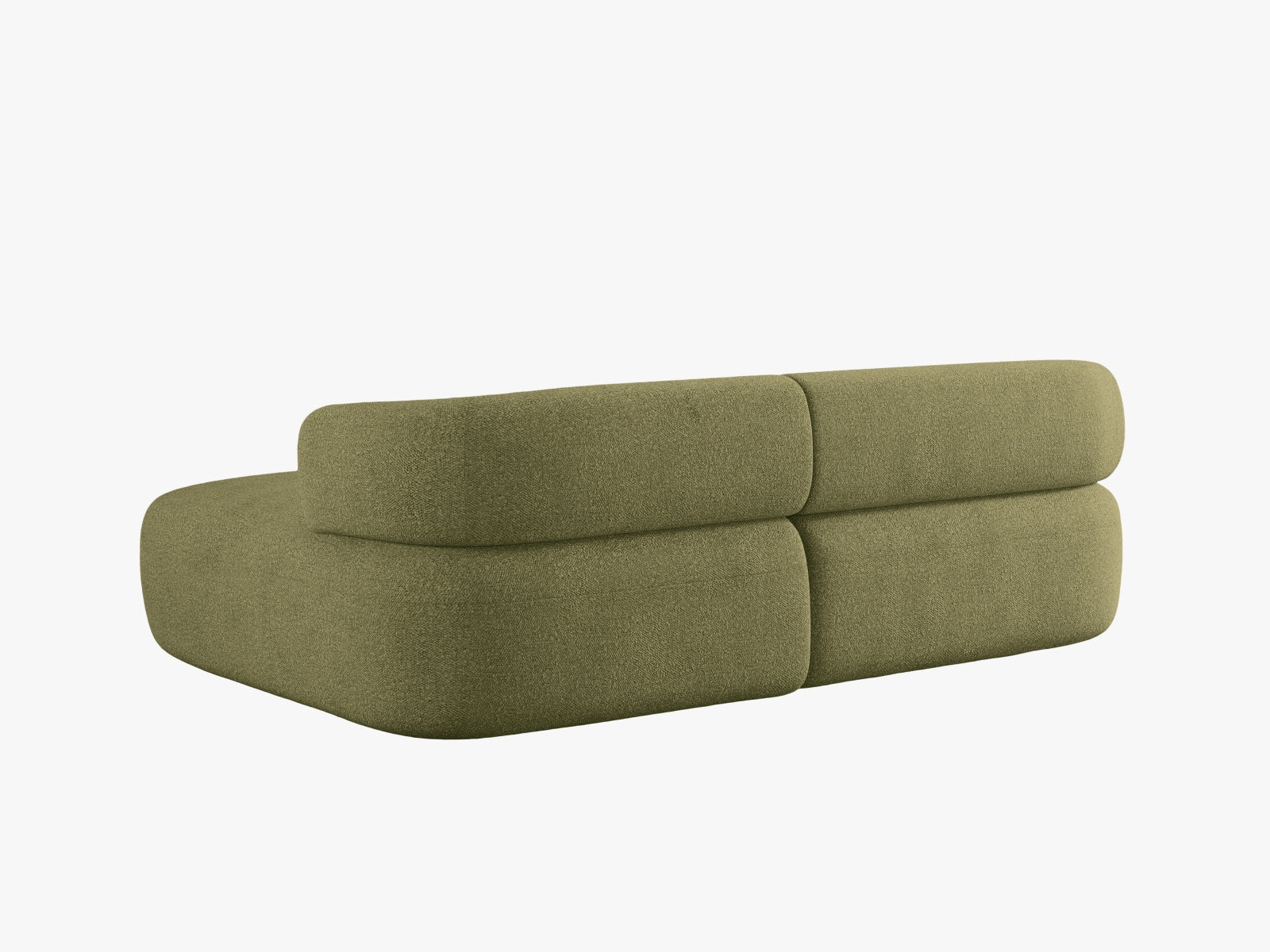 Jenny Ecksofa rechts 5 Sitzer in Green präsentiert im Onlineshop von KAQTU Design AG. Ecksofa rechts ist von Micadoni