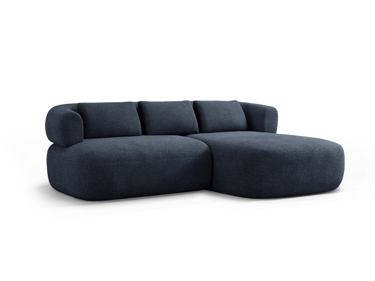 Jenny Ecksofa rechts 5 Sitzer in Dark Blue-Now or Never präsentiert im Onlineshop von KAQTU Design AG. L-Sofa rechts ist von Micadoni