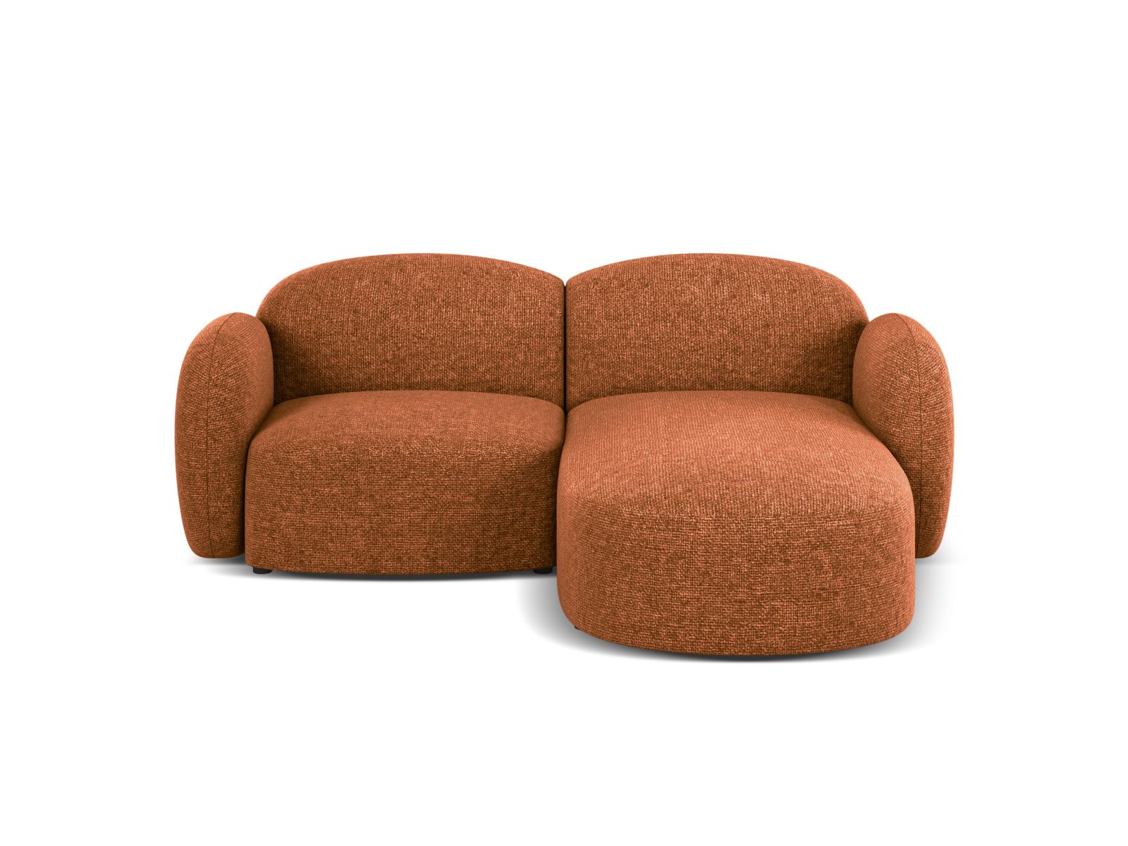 3-Sitzer Ecksofa rechts Blair in Brick-Eden präsentiert im Onlineshop von KAQTU Design AG. Ecksofa rechts ist von Micadoni