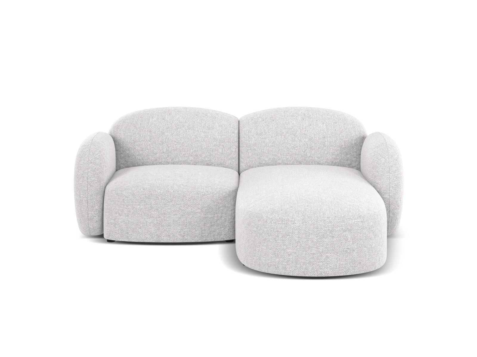 3-Sitzer Ecksofa rechts Blair in Silver-Eden präsentiert im Onlineshop von KAQTU Design AG. Ecksofa rechts ist von Micadoni