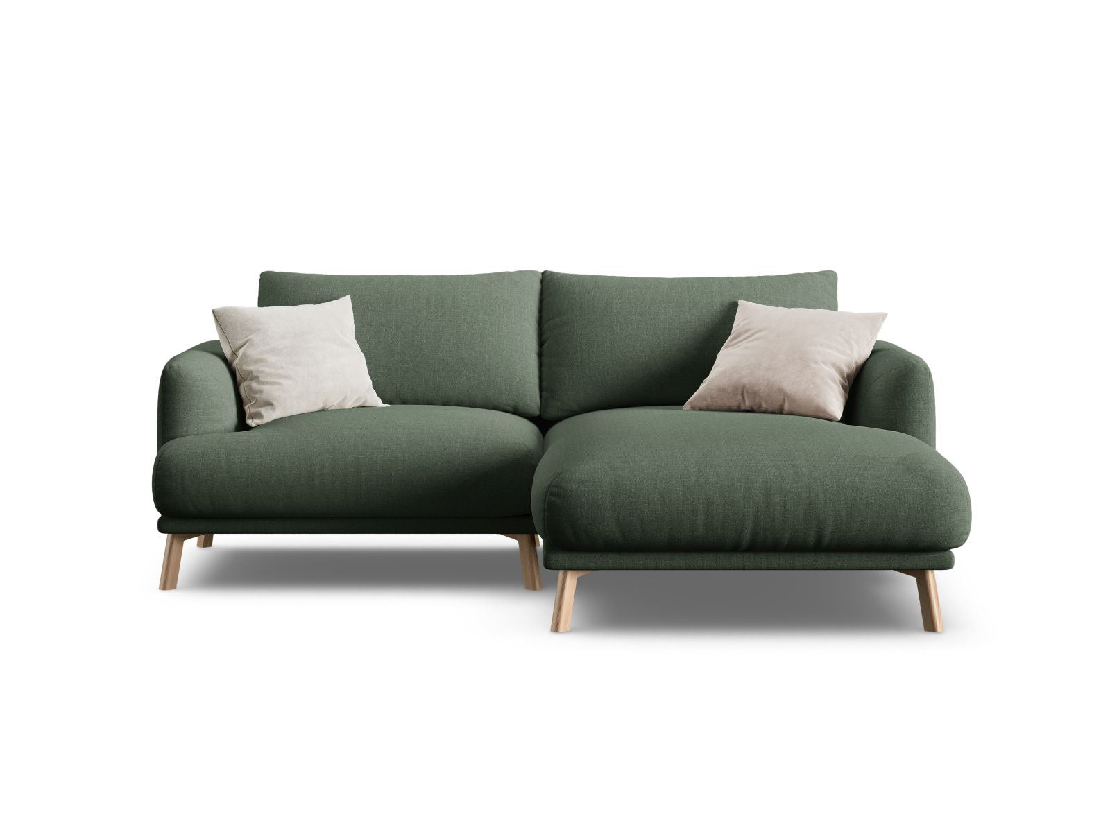 3-Sitzer Ecksofa rechts Naomi in Moss Green-Liberty präsentiert im Onlineshop von KAQTU Design AG. Ecksofa rechts ist von Micadoni