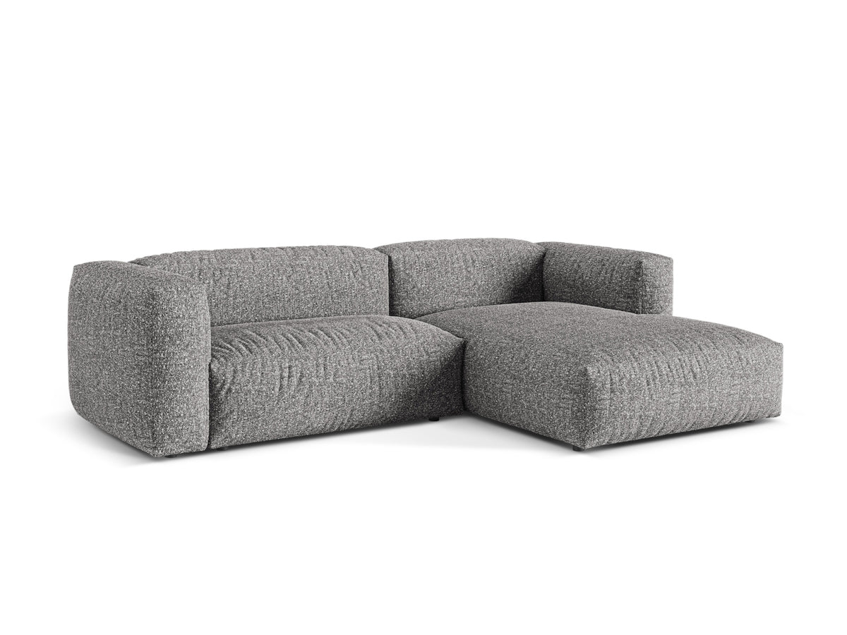 2-Sitzer Modular Rechter Ecksofa Martina in Graphite-Monet präsentiert im Onlineshop von KAQTU Design AG. Ecksofa rechts ist von Micadoni
