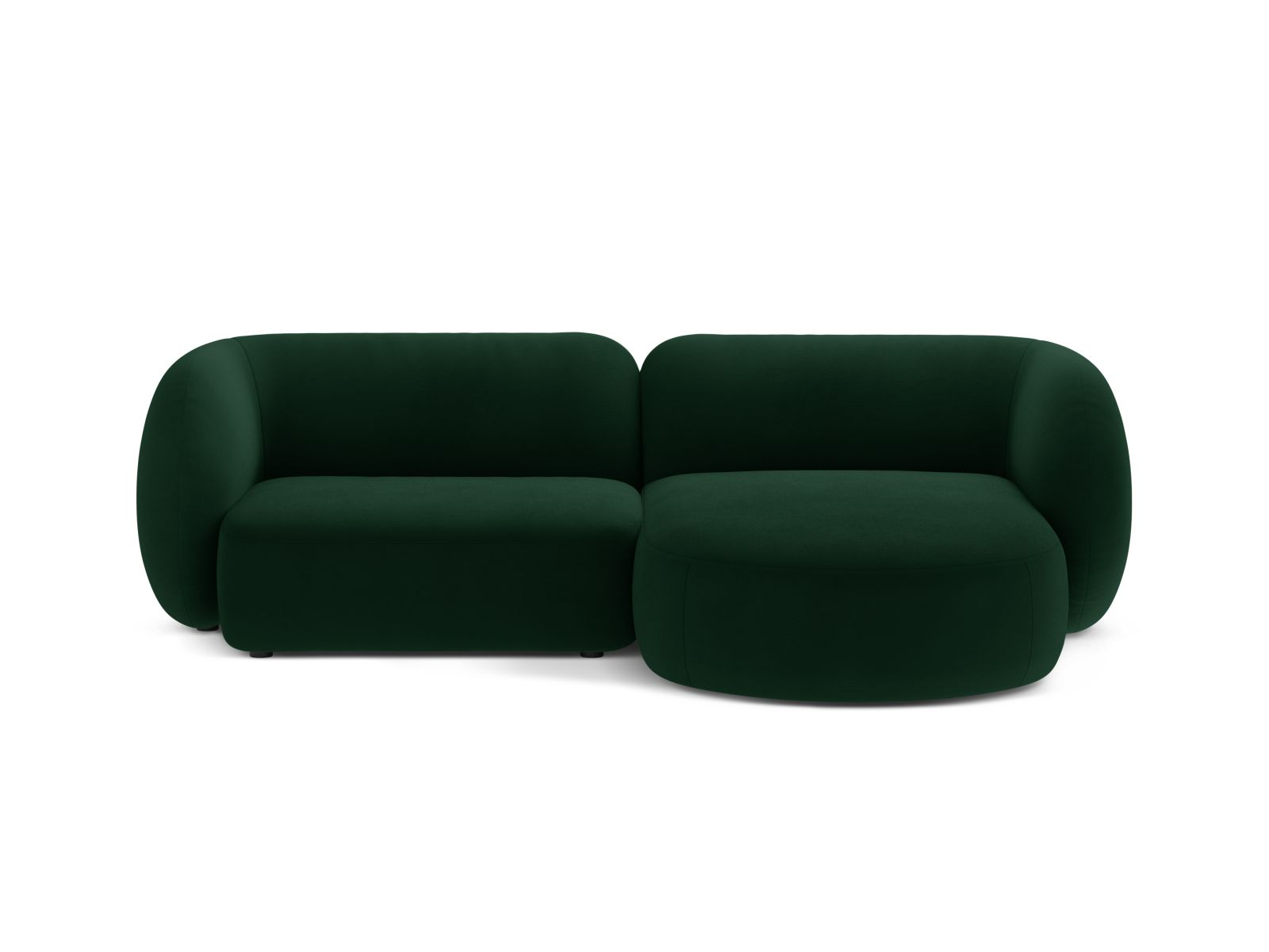 2-Sitzer Modular Ecksofa rechts Kate in Bottle Green-Salvador präsentiert im Onlineshop von KAQTU Design AG. Ecksofa rechts ist von Micadoni