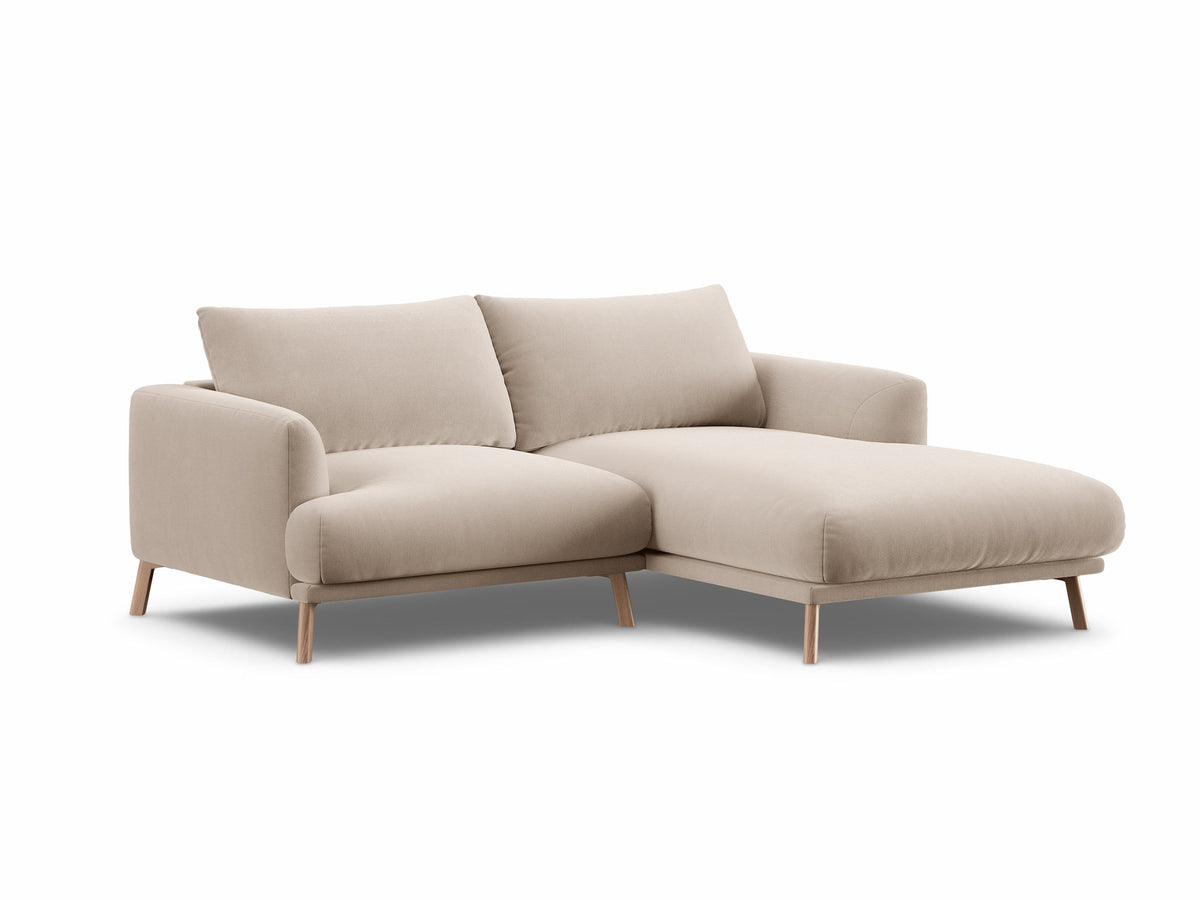 3-Sitzer Ecksofa rechts Naomi in Beige-Salvador präsentiert im Onlineshop von KAQTU Design AG. Ecksofa rechts ist von Micadoni