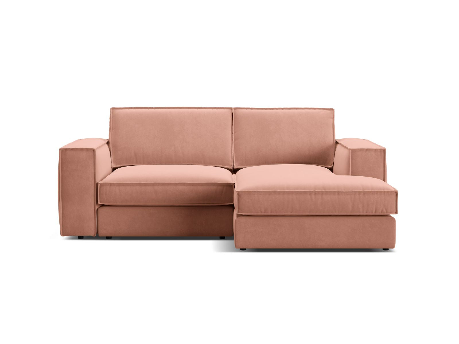 2-Sitzer Modular Ecksofa rechts Pola in Pink-Salvador präsentiert im Onlineshop von KAQTU Design AG. Ecksofa rechts ist von Micadoni