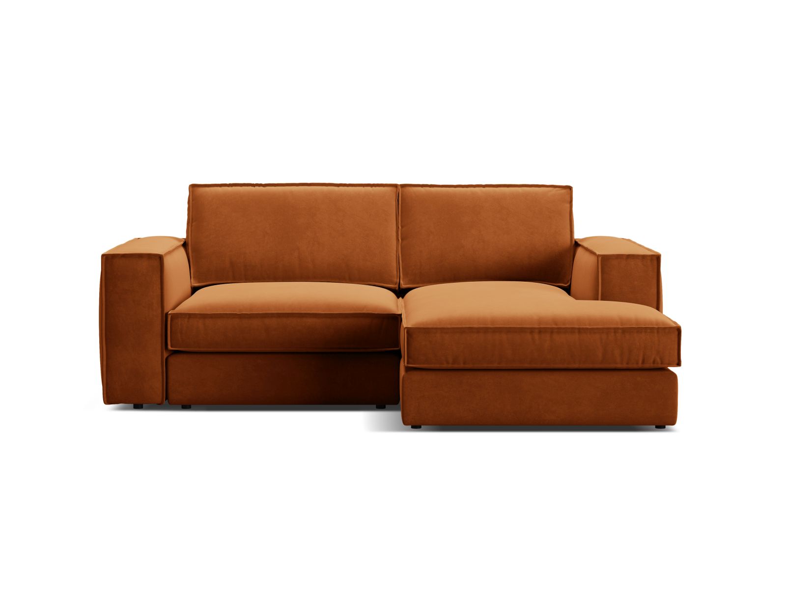 2-Sitzer Modular Ecksofa rechts Pola in Terracotta-Salvador präsentiert im Onlineshop von KAQTU Design AG. Ecksofa rechts ist von Micadoni