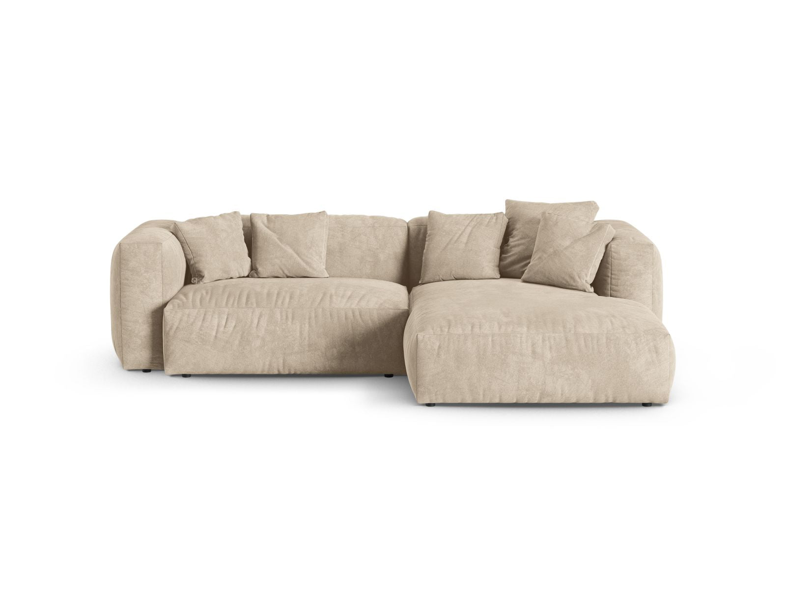 2-Sitzer XL Modular Ecksofa rechts Martina in Light Beige-Vogue präsentiert im Onlineshop von KAQTU Design AG. Ecksofa rechts ist von Micadoni