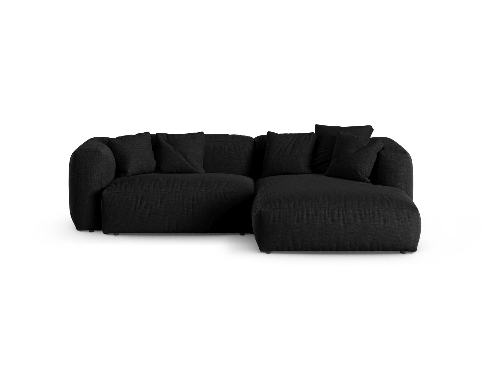 2-Sitzer Ecksofa rechts XL Martina in Black-Boston präsentiert im Onlineshop von KAQTU Design AG. Ecksofa rechts ist von Micadoni