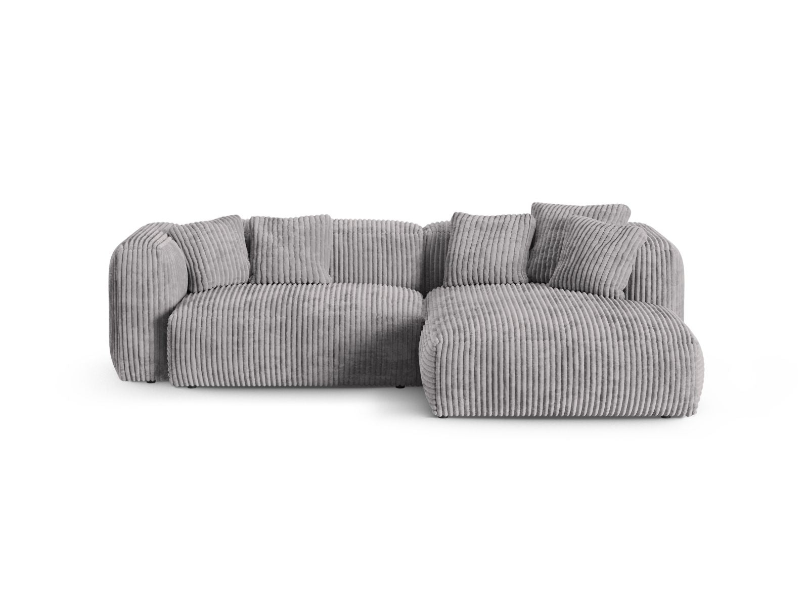 2-Sitzer Ecksofa rechts XL Martina in Light Grey-Tilia präsentiert im Onlineshop von KAQTU Design AG. Ecksofa rechts ist von Micadoni