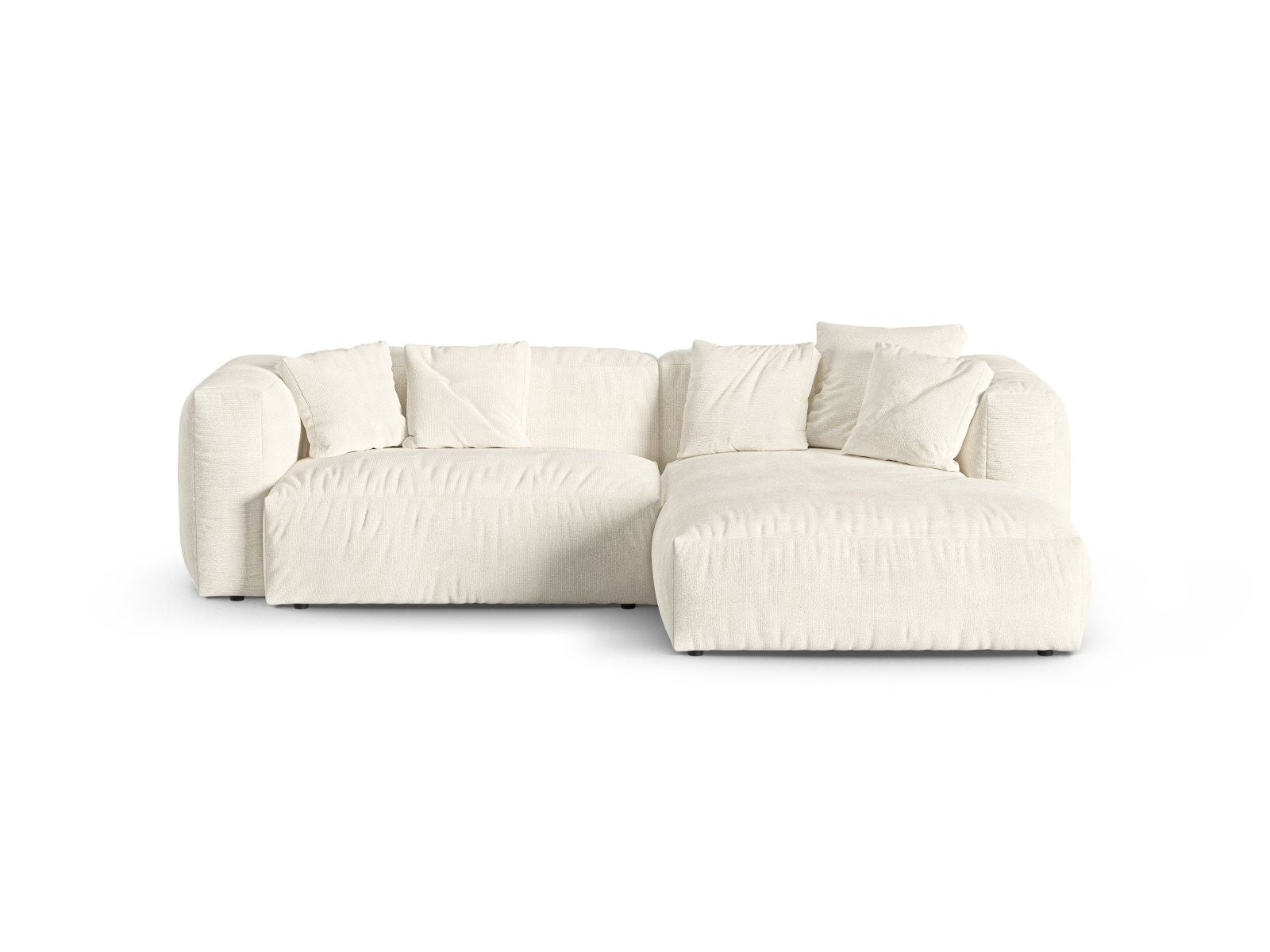Elegantes 2-Sitzer Ecksofa XL Martina von Micadoni, ideal für stilvolle Wohnräume und gesellige Abende.