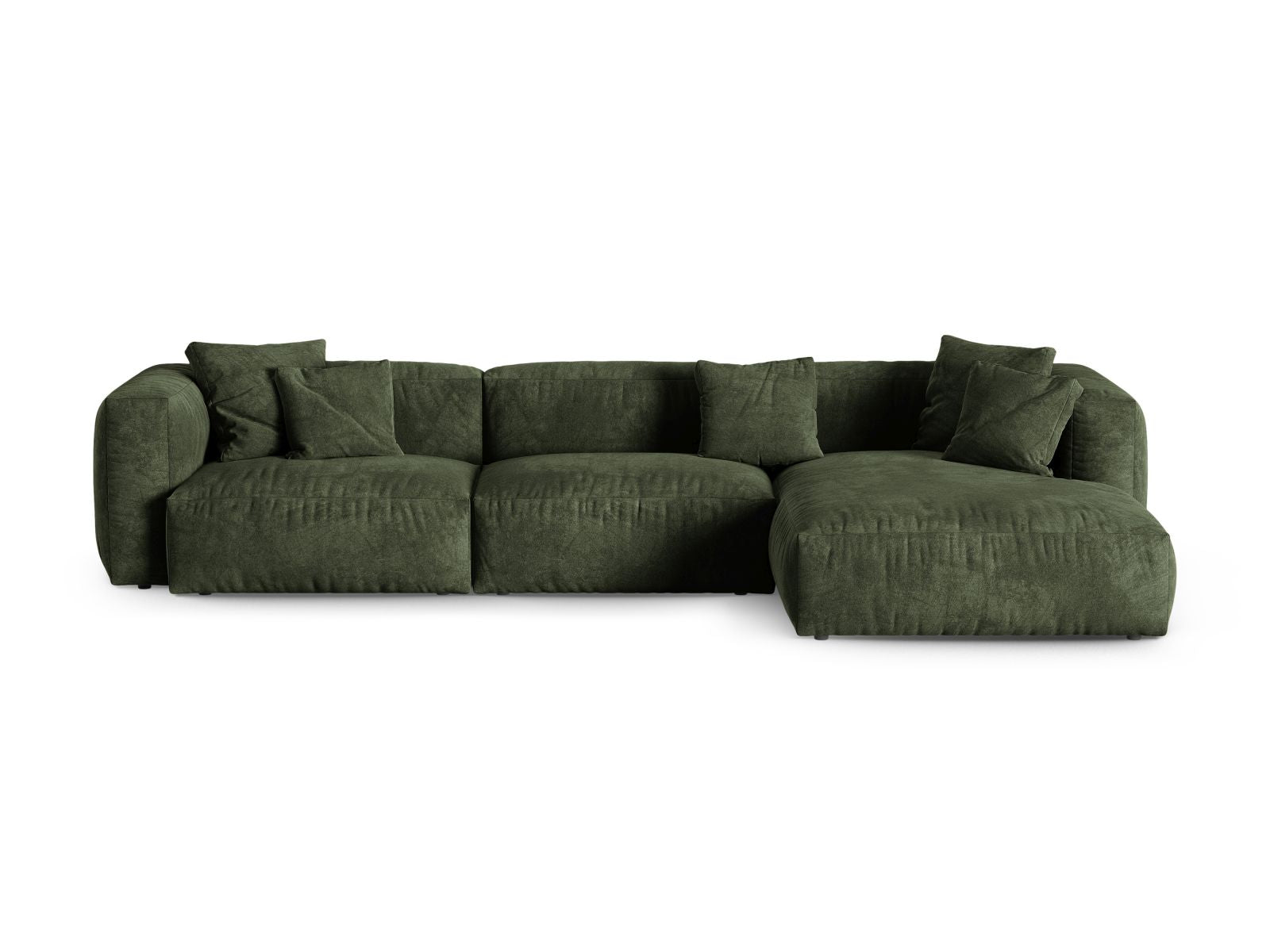 3-Sitzer XL Modular Ecksofa rechts Martina in Green-Vogue präsentiert im Onlineshop von KAQTU Design AG. Ecksofa rechts ist von Micadoni