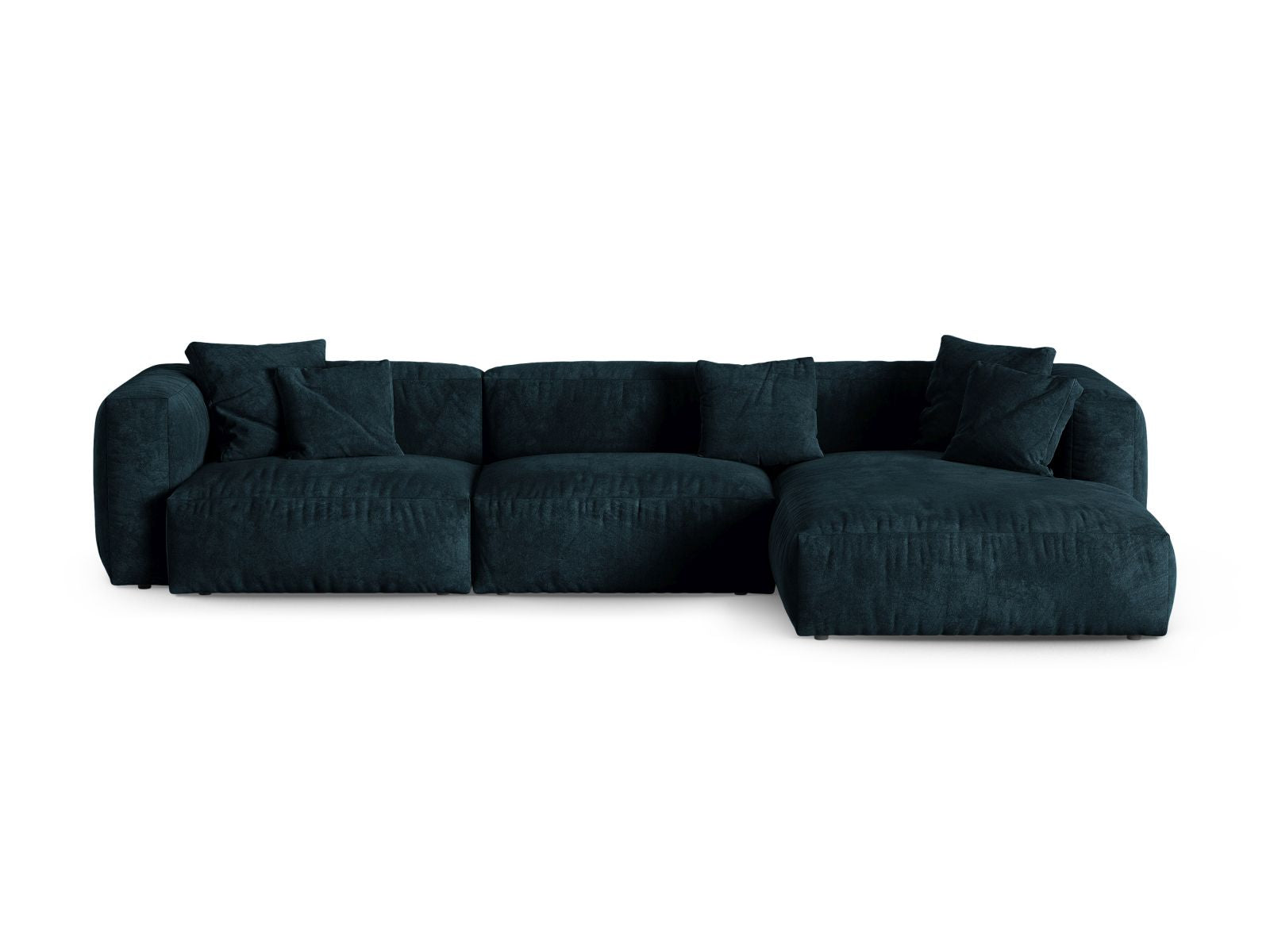 3-Sitzer XL Modular Ecksofa rechts Martina in Deep Petrol-Vogue präsentiert im Onlineshop von KAQTU Design AG. Ecksofa rechts ist von Micadoni