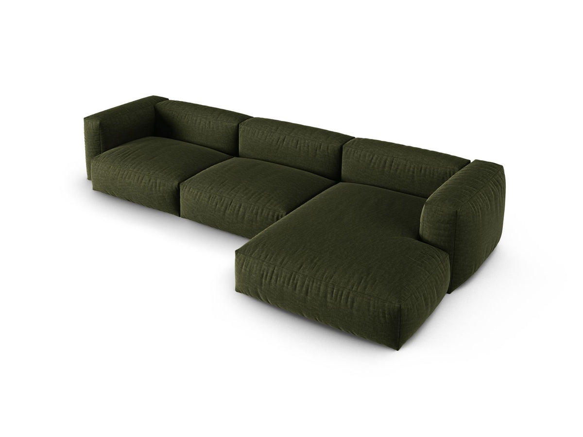 3-Sitzer Ecksofa rechts XL Martina in Green-Boston präsentiert im Onlineshop von KAQTU Design AG. Ecksofa rechts ist von Micadoni