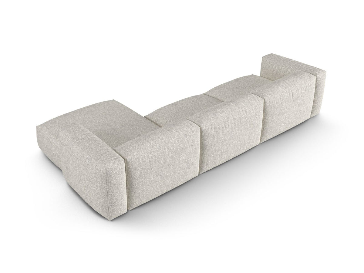 3-Sitzer XL Modular Ecksofa rechts Martina in Grey Beige Melange-Monet präsentiert im Onlineshop von KAQTU Design AG. Ecksofa rechts ist von Micadoni