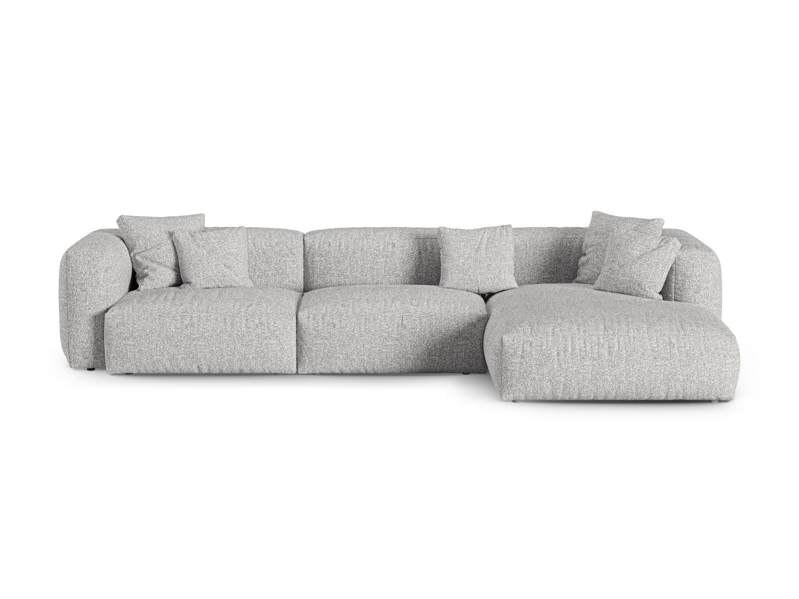 Elegantes 3-Sitzer XL Ecksofa rechts Martina in modernem Petrol-Vogue, ideal für entspannte Stunden und geschmackvolle Wohnräume.