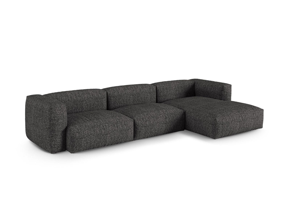 3-Sitzer XL Modular Ecksofa rechts Martina in Anthracite-Monet präsentiert im Onlineshop von KAQTU Design AG. Ecksofa rechts ist von Micadoni