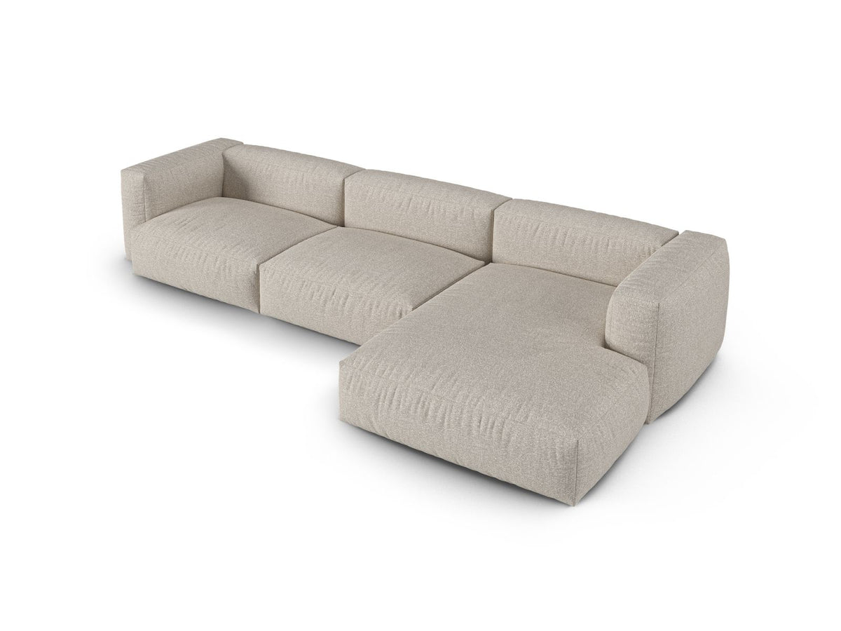 3-Sitzer XL Modular Ecksofa rechts Martina in Beige-Monet präsentiert im Onlineshop von KAQTU Design AG. Ecksofa rechts ist von Micadoni