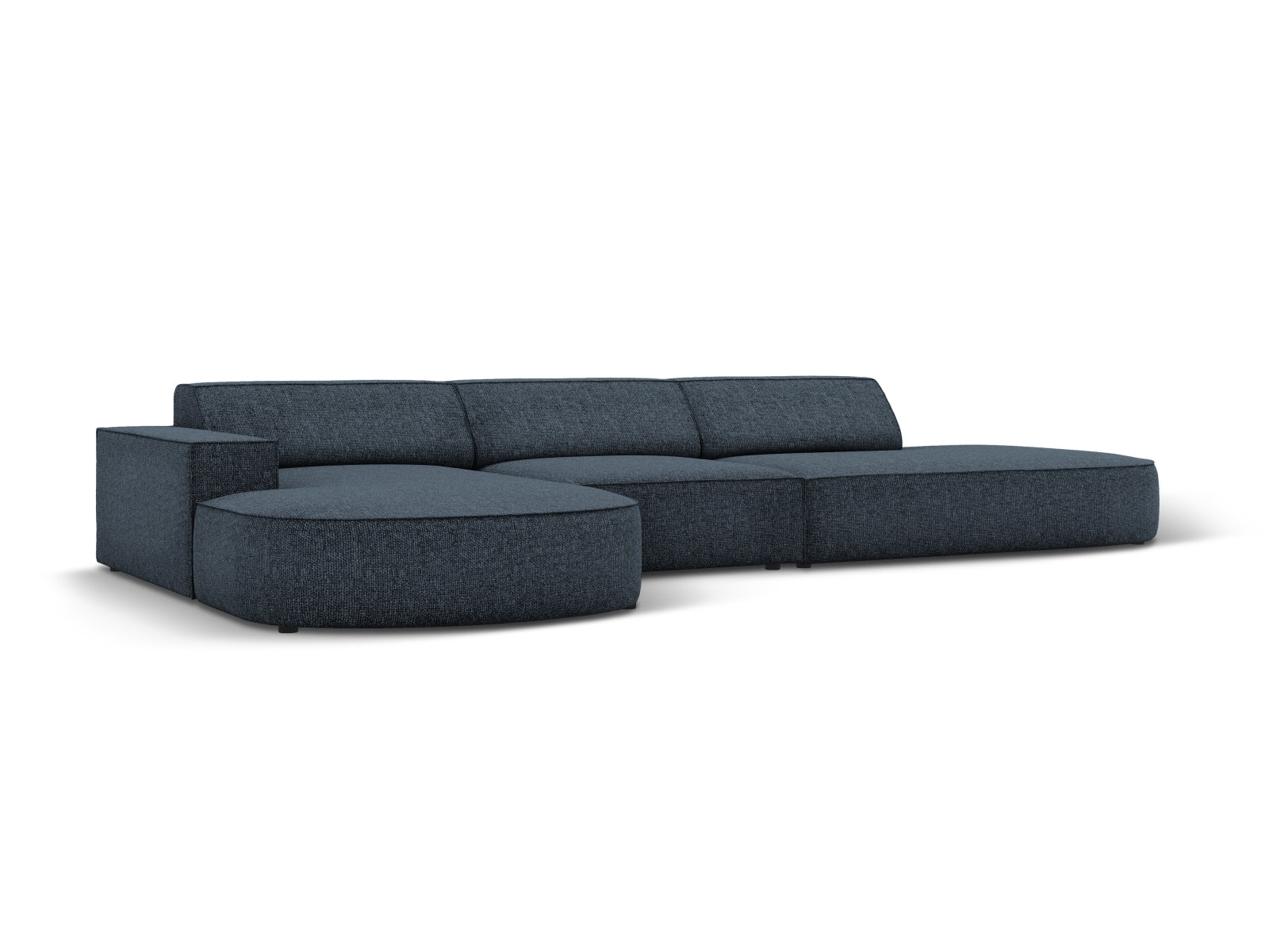 Jodie Modulares Ecksofa links 4 Sitzer in Royal Blue präsentiert im Onlineshop von KAQTU Design AG. Ecksofa links ist von Micadoni