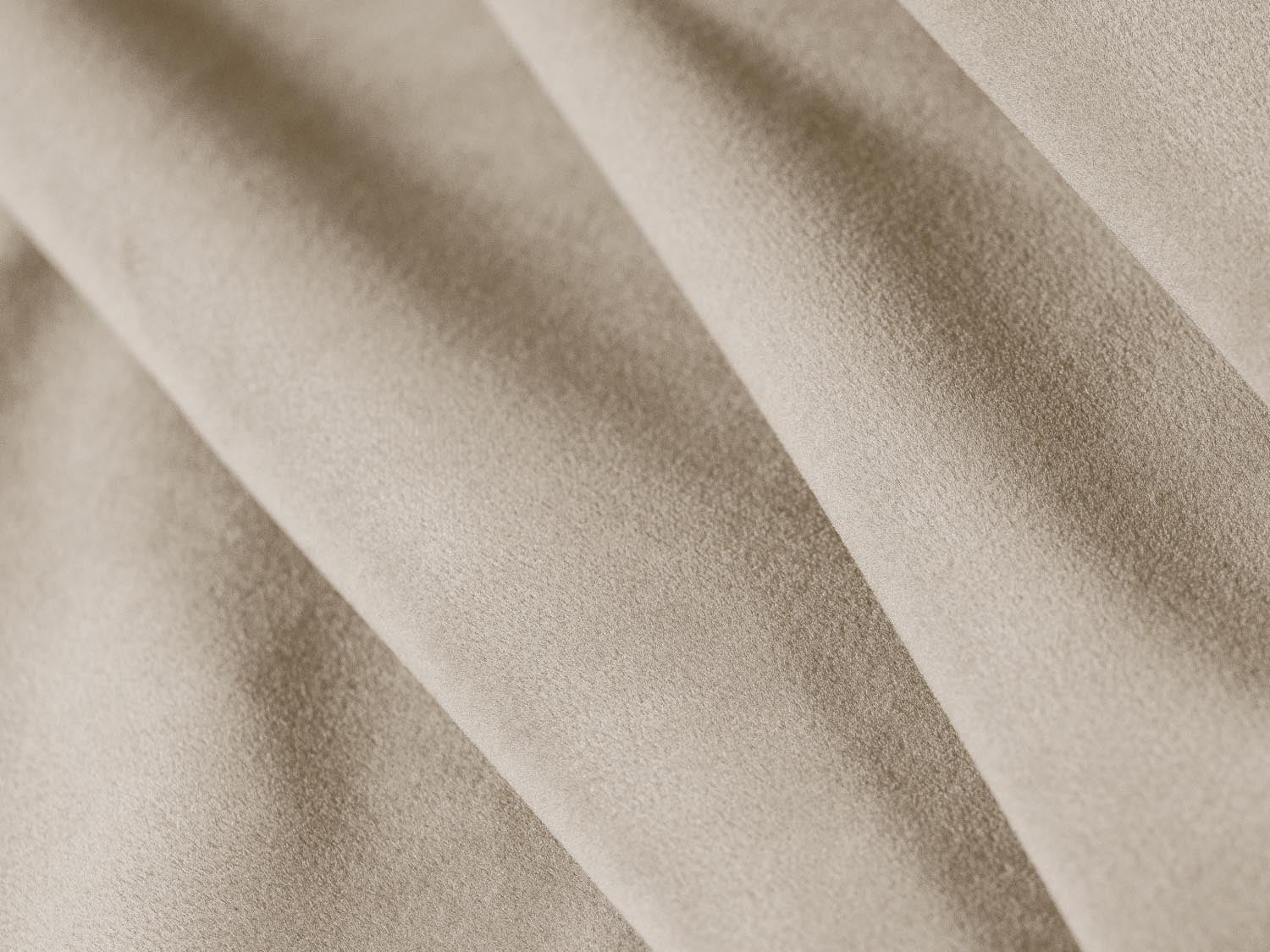 Jodie Velour modulares Ecksofa links 4 Sitzer in Dark Beige präsentiert im Onlineshop von KAQTU Design AG. Ecksofa links ist von Micadoni
