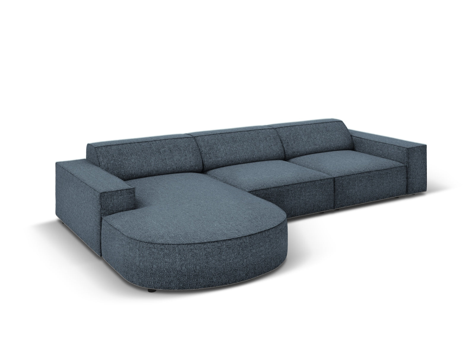 Jodie Modulares Ecksofa links 4 Sitzer in Royal Blue präsentiert im Onlineshop von KAQTU Design AG. Ecksofa links ist von Micadoni