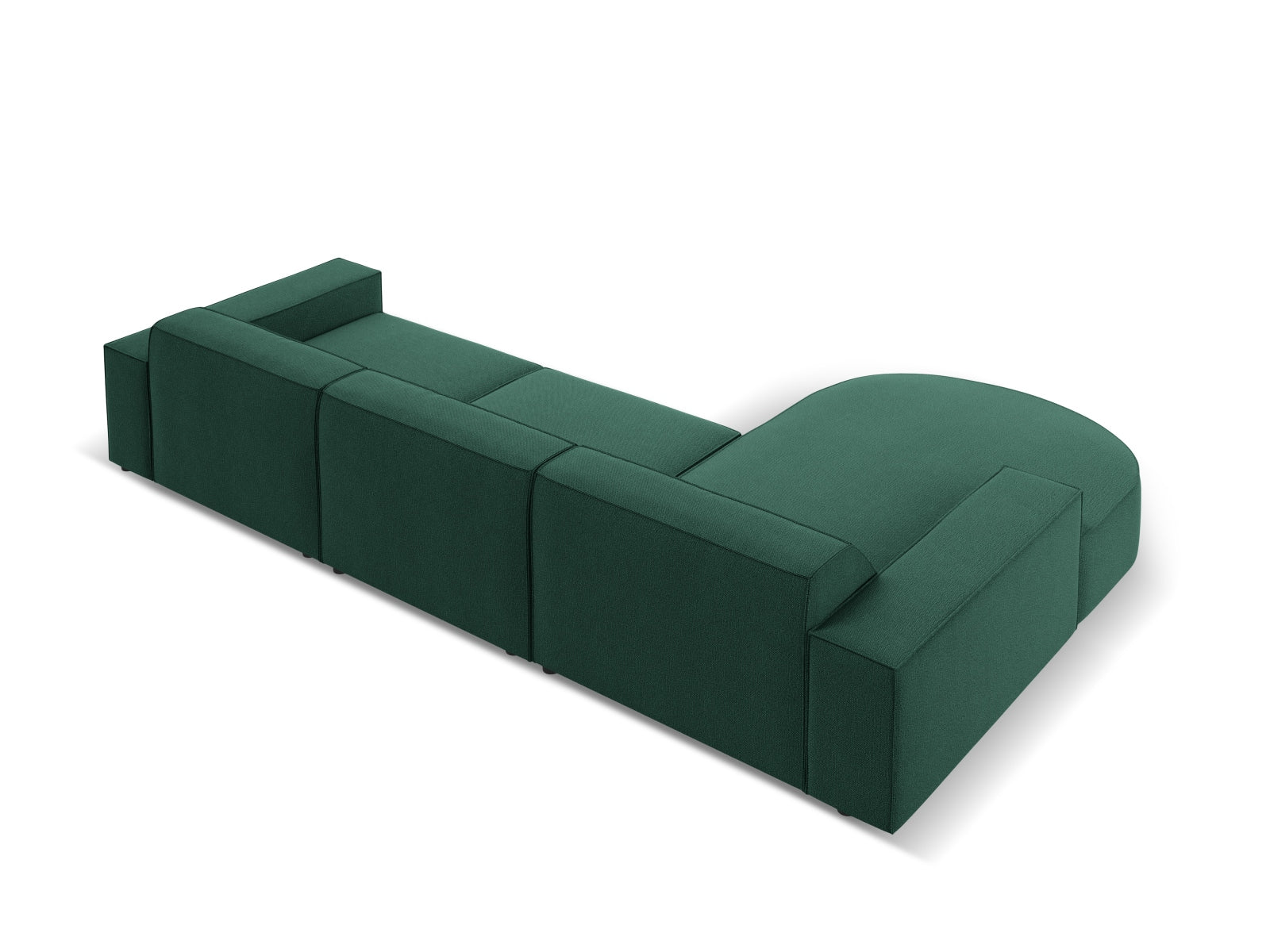 Jodie Modulares Ecksofa links 4 Sitzer in Green präsentiert im Onlineshop von KAQTU Design AG. Ecksofa links ist von Micadoni