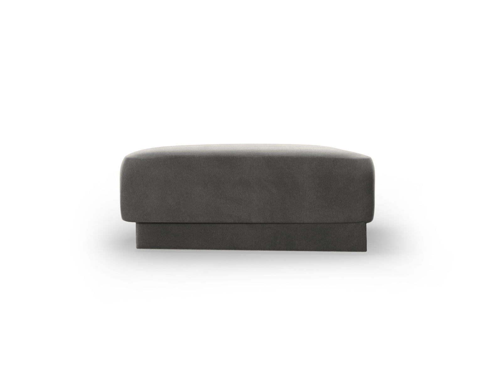 Miley Velour Pouf 1 Sitz in Light Grey präsentiert im Onlineshop von KAQTU Design AG. Pouf ist von Micadoni