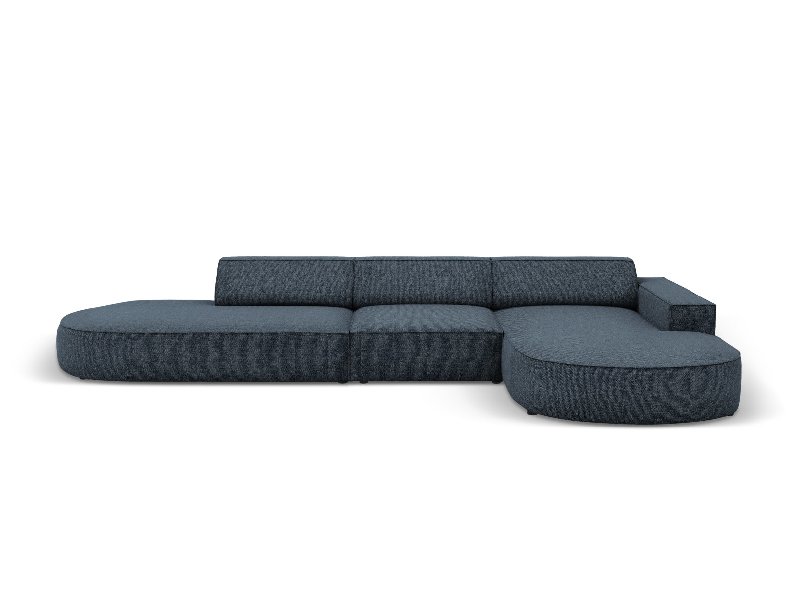 Jodie Modulares Ecksofa rechts 4 Sitzer in Royal Blue präsentiert im Onlineshop von KAQTU Design AG. Ecksofa rechts ist von Micadoni
