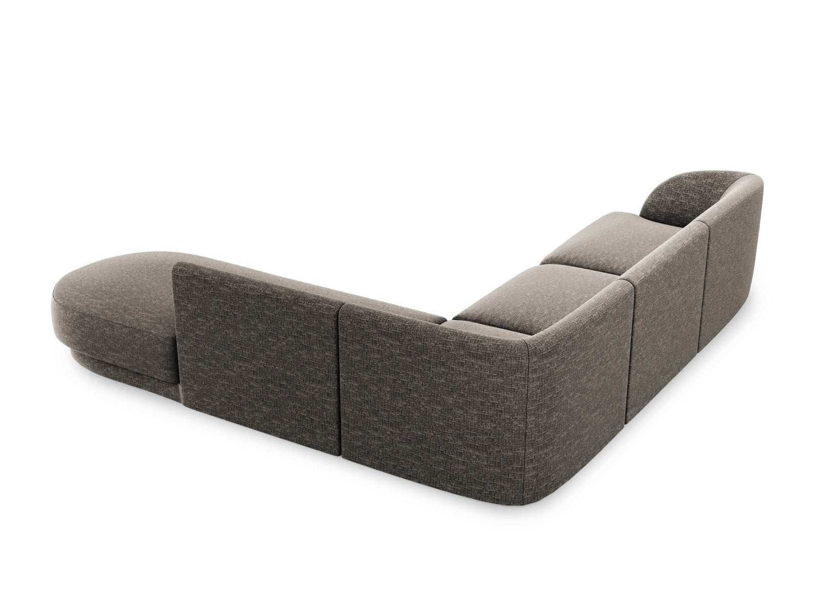 Miley Ecksofa rechts 6 Sitzer in Grey präsentiert im Onlineshop von KAQTU Design AG. Ecksofa rechts ist von Micadoni
