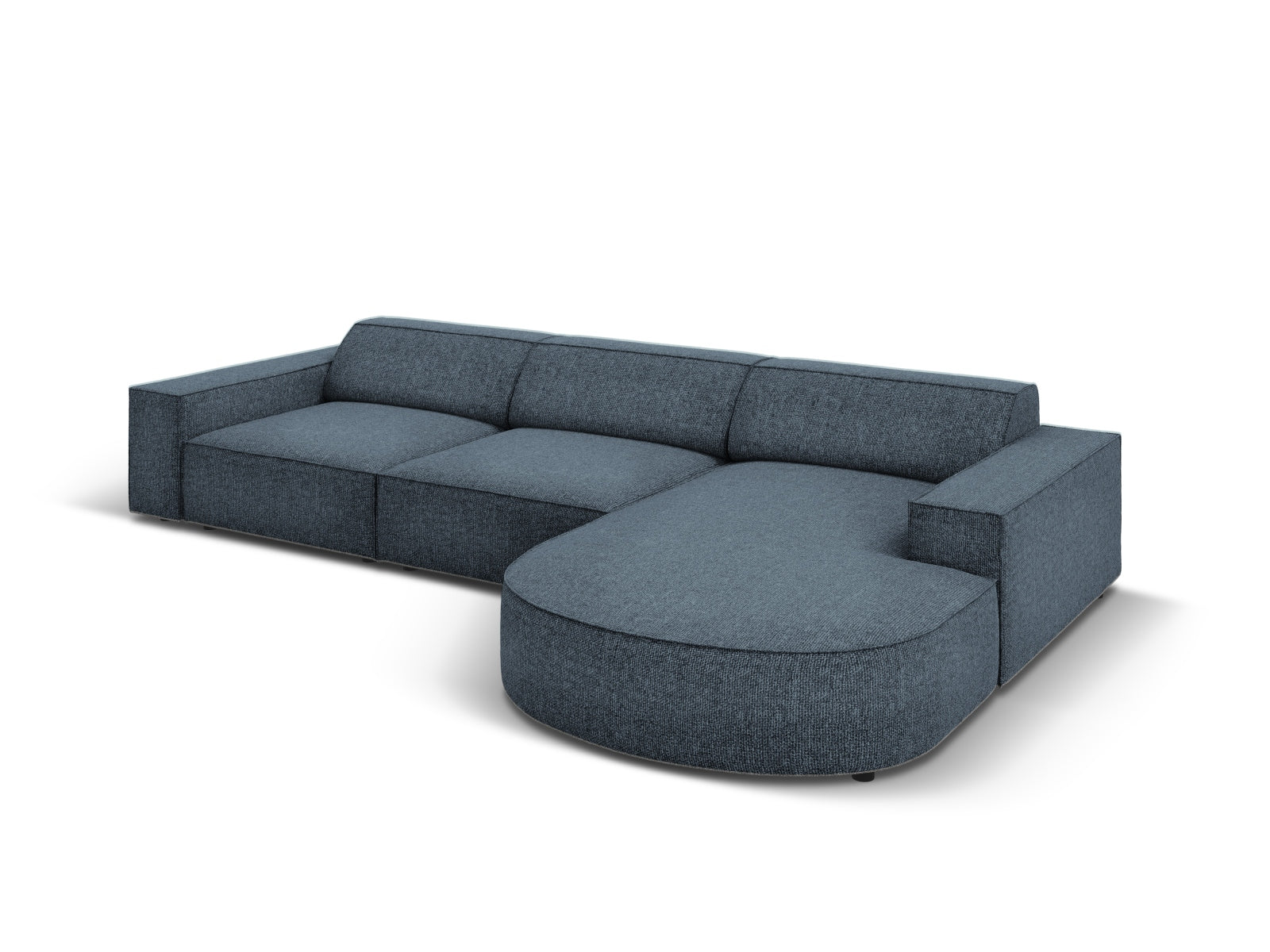 Jodie Modulares Ecksofa rechts 4 Sitzer in Royal Blue präsentiert im Onlineshop von KAQTU Design AG. Ecksofa rechts ist von Micadoni