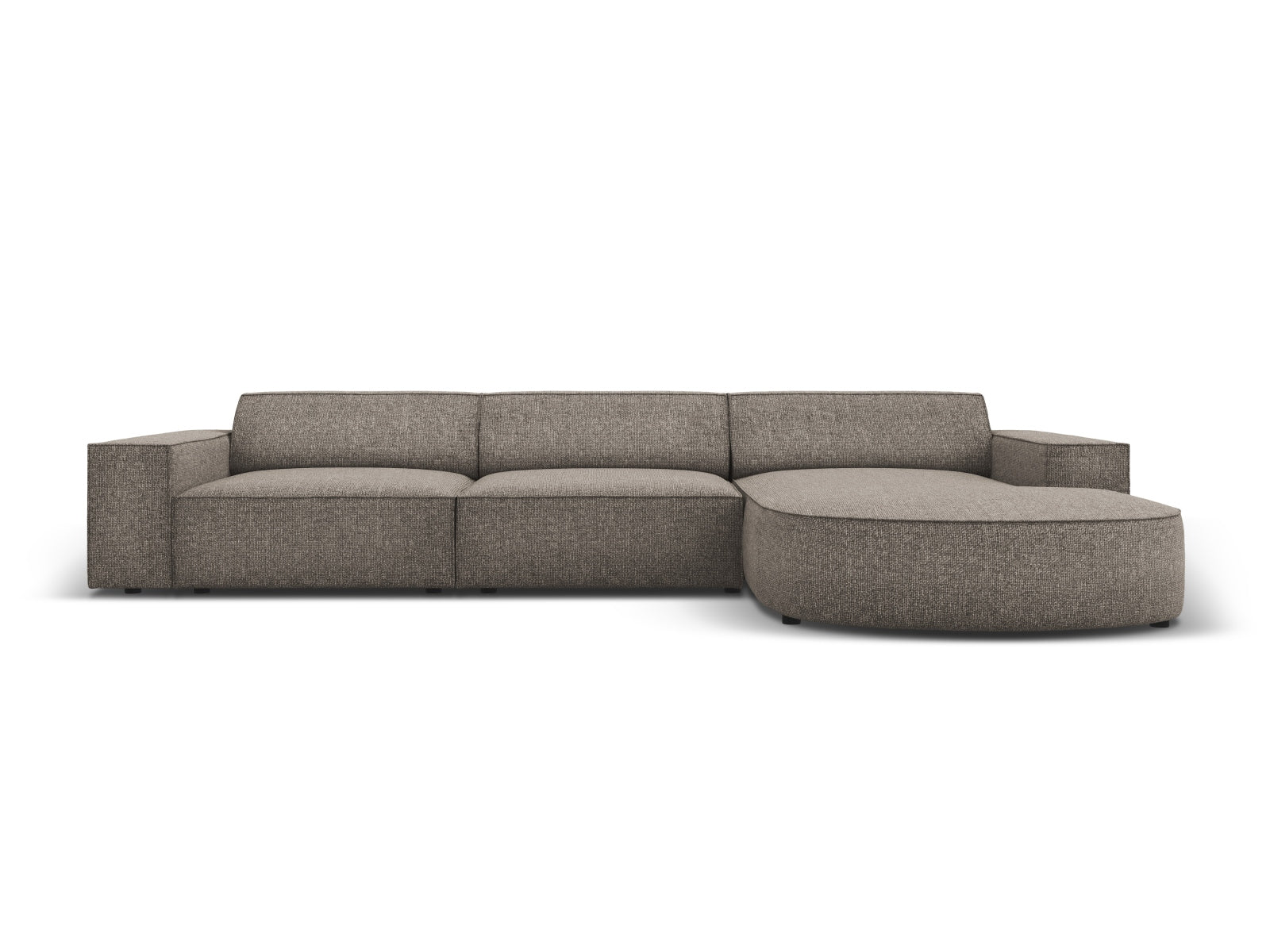 Jodie Modulares Ecksofa rechts 4 Sitzer in Grey präsentiert im Onlineshop von KAQTU Design AG. Ecksofa rechts ist von Micadoni