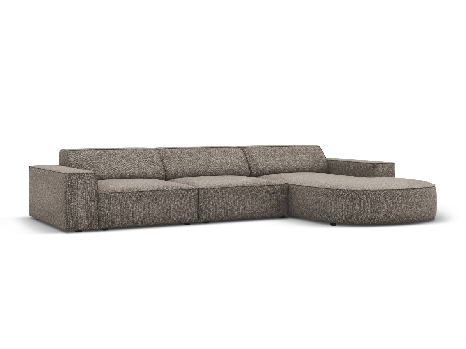Jodie Modulares Ecksofa rechts 4 Sitzer in Grey präsentiert im Onlineshop von KAQTU Design AG. Ecksofa rechts ist von Micadoni