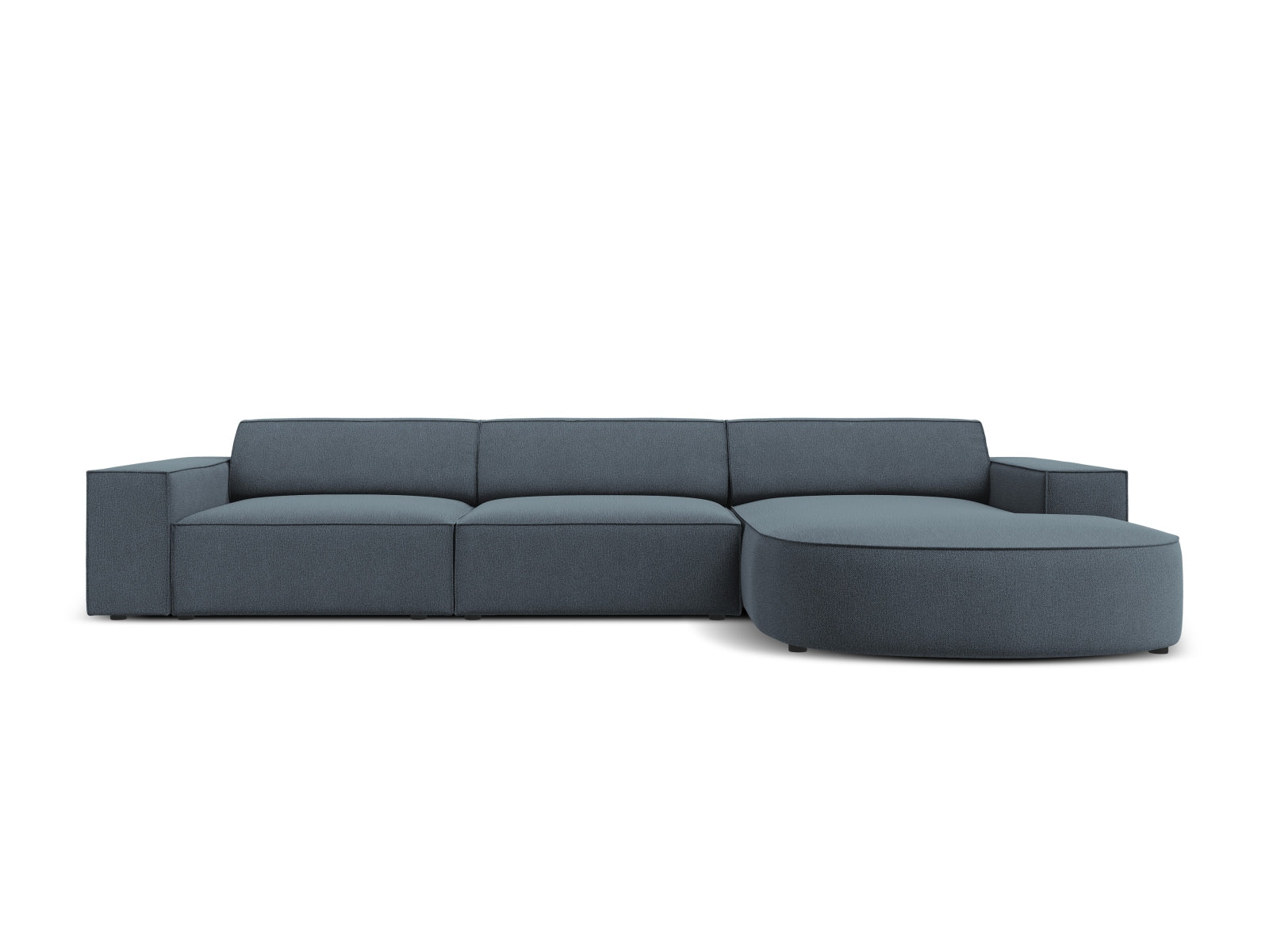 Jodie Modulares Ecksofa rechts 4 Sitzer in Blue präsentiert im Onlineshop von KAQTU Design AG. Ecksofa rechts ist von Micadoni