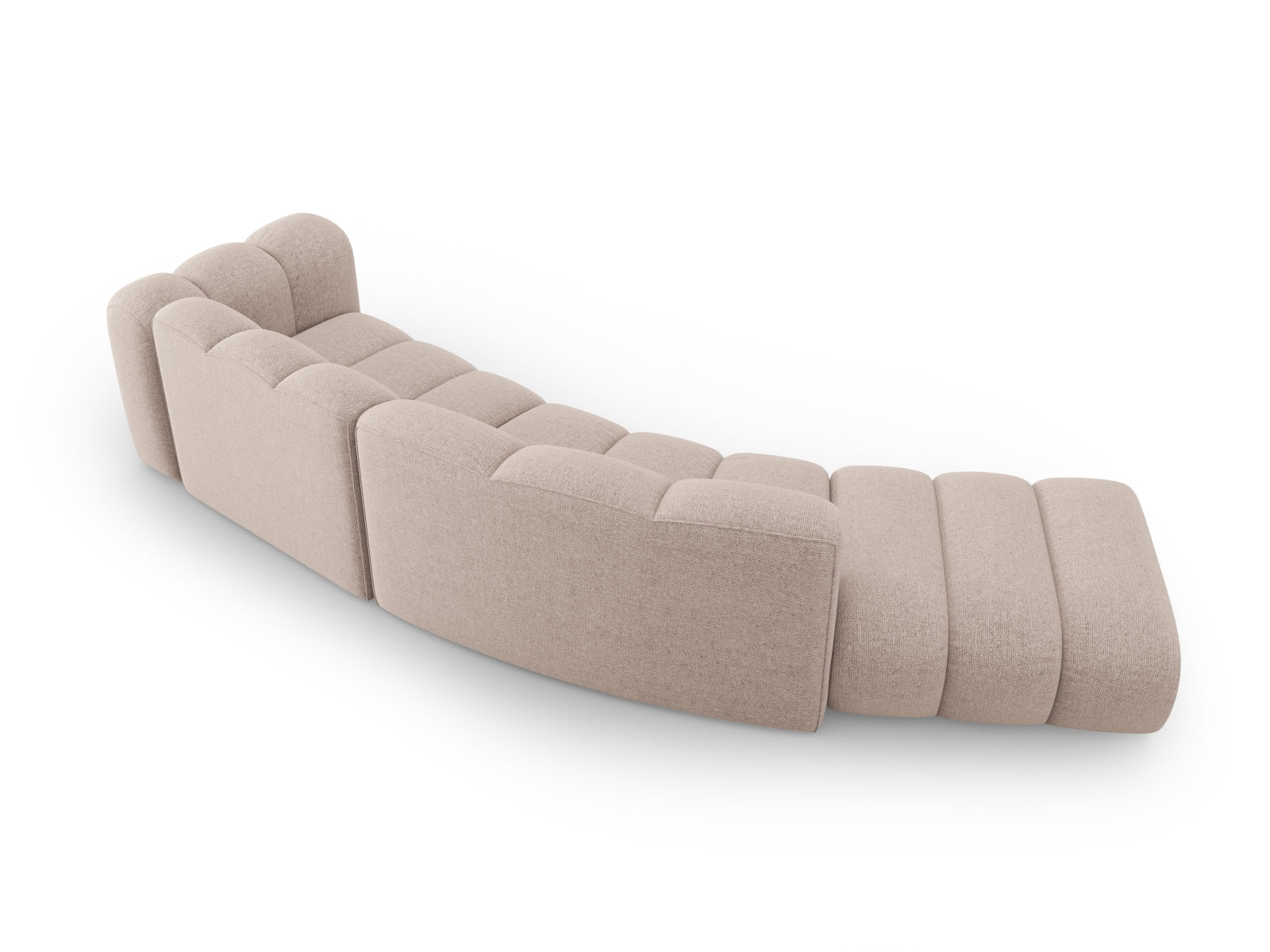 Lupine Modulares Sofa links 5 Sitzer in Beige präsentiert im Onlineshop von KAQTU Design AG. L-Sofa links ist von Micadoni