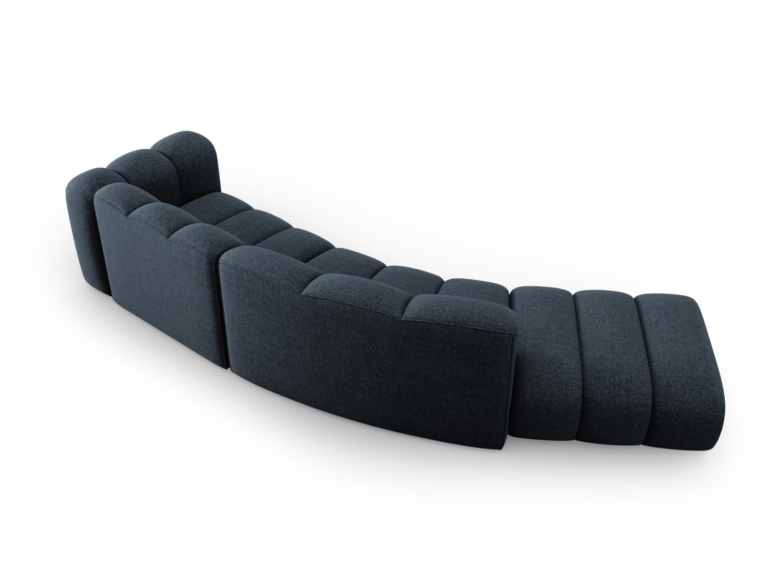 Lupine Modulares Sofa links 5 Sitzer in Royal Blue präsentiert im Onlineshop von KAQTU Design AG. L-Sofa links ist von Micadoni