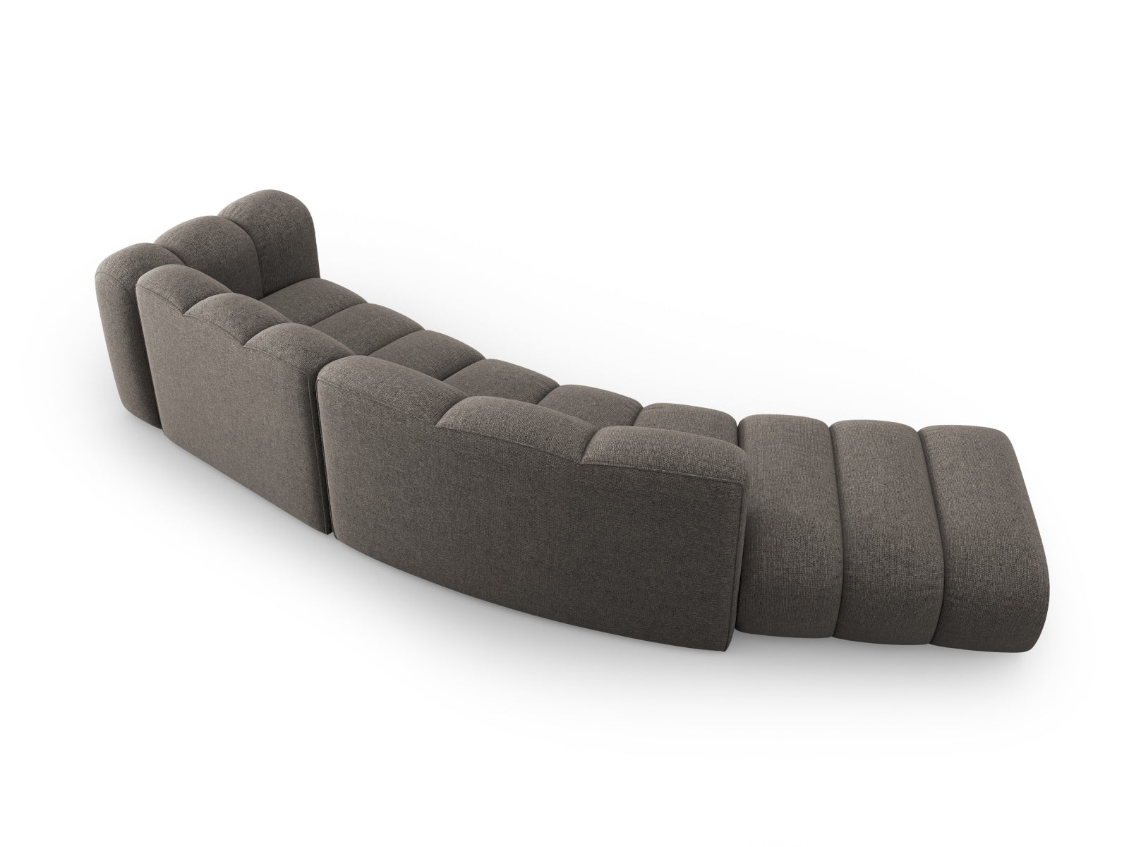 Lupine Modulares Sofa links 5 Sitzer in Grey präsentiert im Onlineshop von KAQTU Design AG. L-Sofa links ist von Micadoni